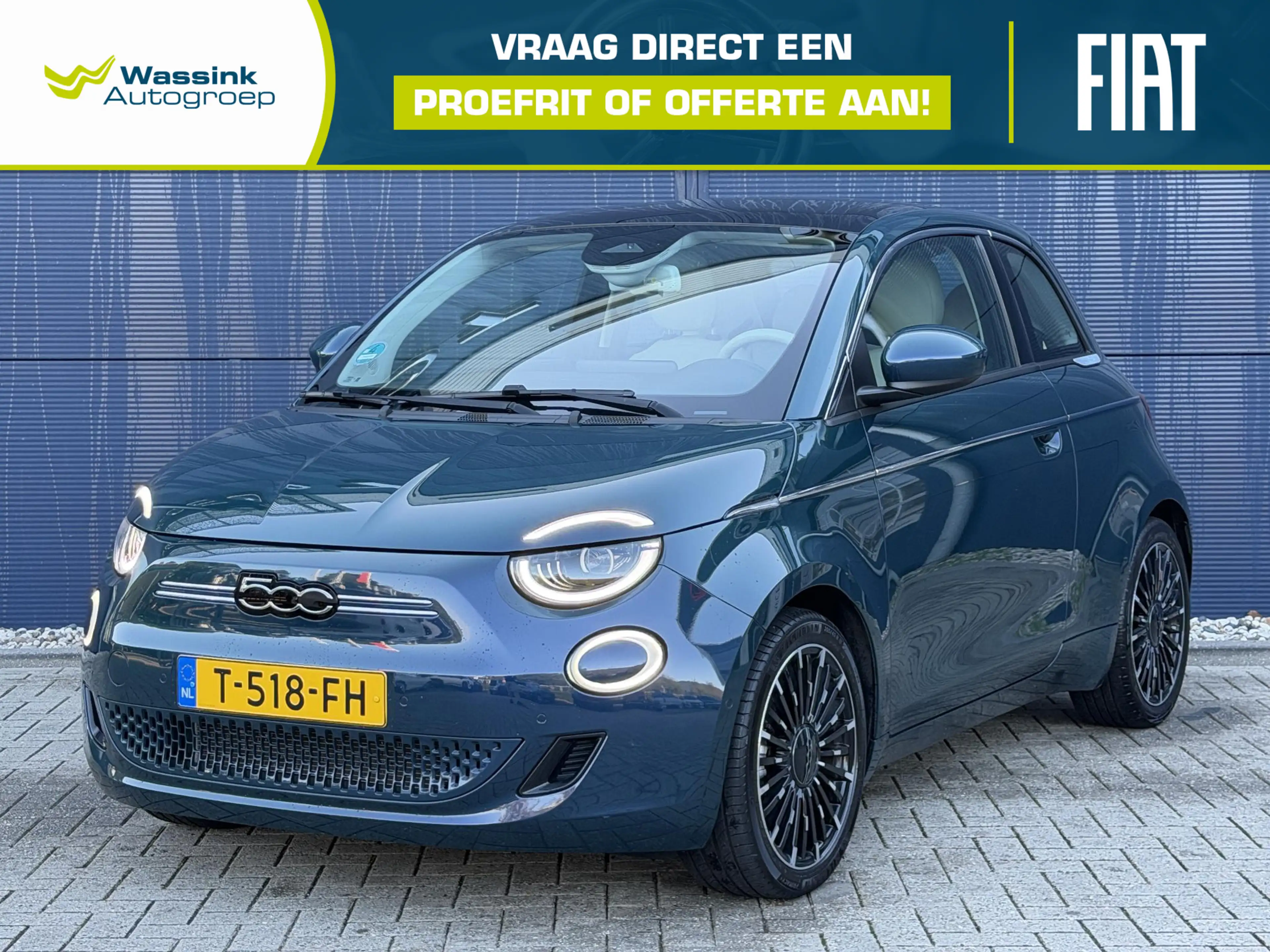Fiat 500 La Prima 42 kWh | Navigatie | Apple Carplay/Androi
