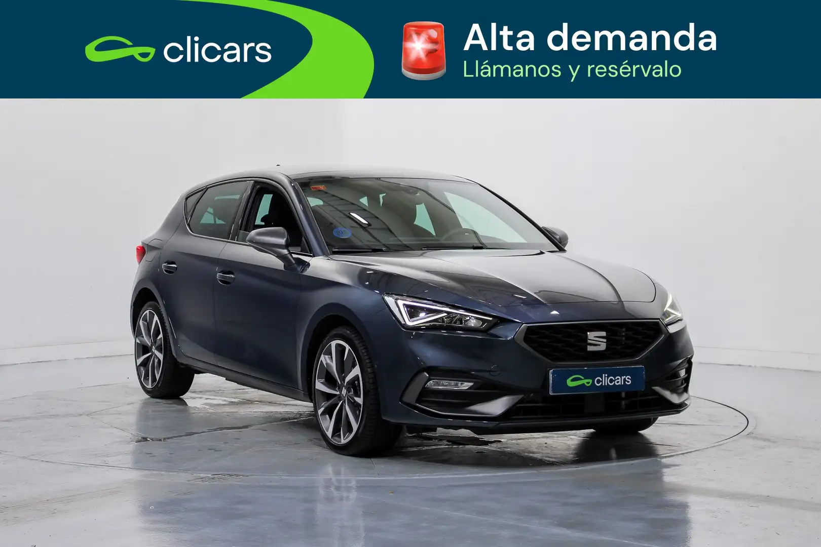 SEAT Leon 1.4 TSI e-Hybrid S&S FR DSG-6 204 Gris - 2