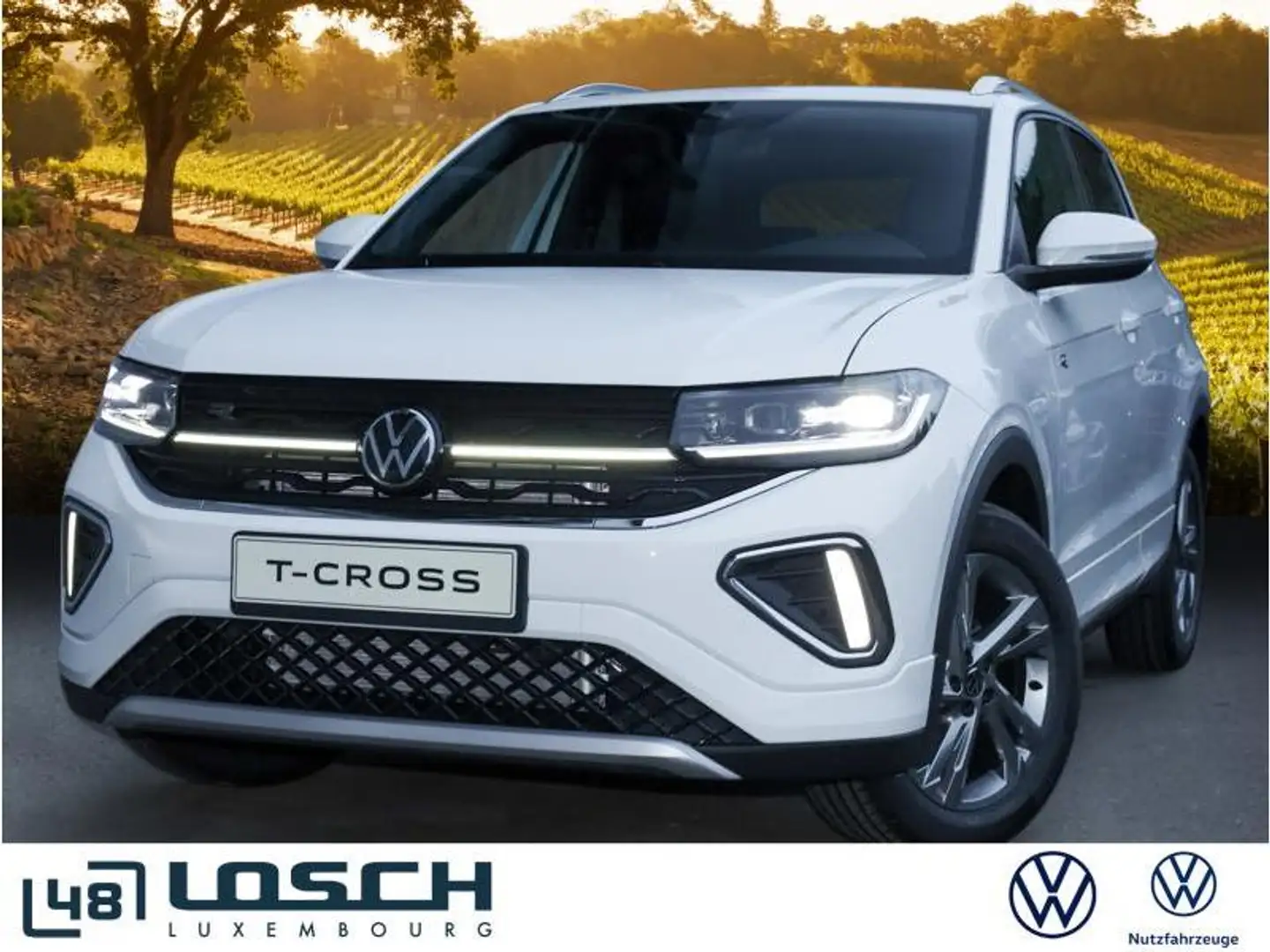 Volkswagen T-Cross R-Line 1.5 TSI 110kw  DSG7 Blanc - 1