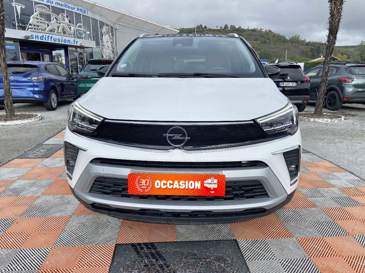 Opel Crossland X 1.5 D 120 BVA6 ULTIMATE GPS Caméra 1°Main Blanc - 2