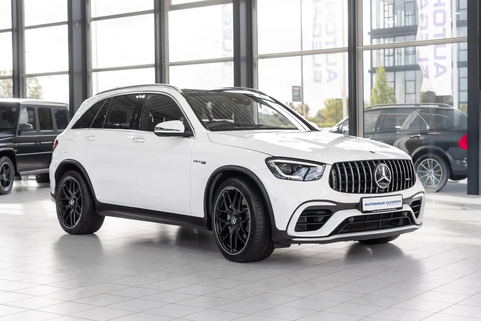 Mercedes-Benz GLC 63 AMG 4Matic*HEAD-UP*AMG-RIDE.CONTROL+*BURM Weiß - 2