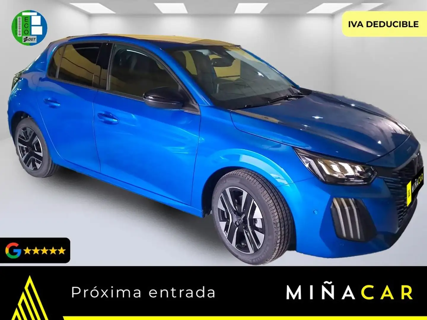 Peugeot 208 Allure HYBRID 100 eDCS6 Azul - 1