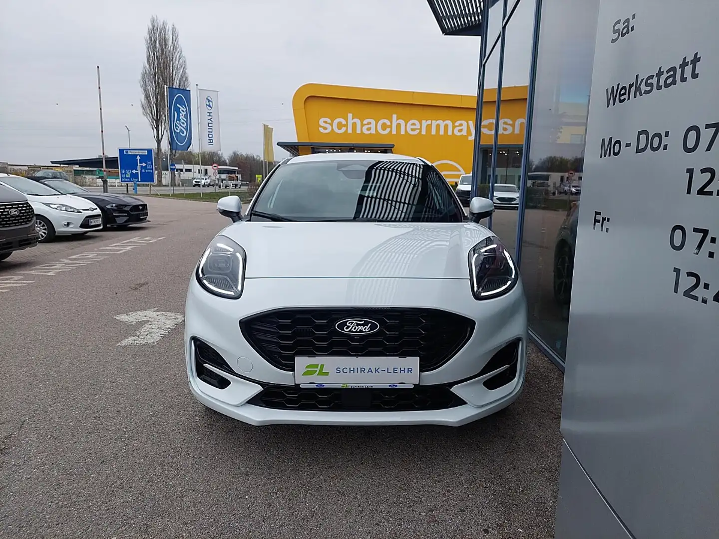 Ford Puma 1,0 EcoBoost Hybrid ST-Line Aut. Weiß - 2