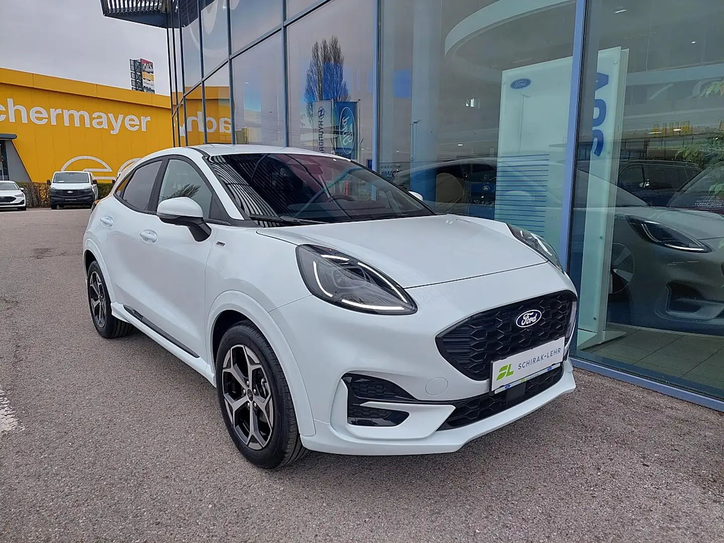 Ford Puma 1,0 EcoBoost Hybrid ST-Line Aut. Weiß - 1