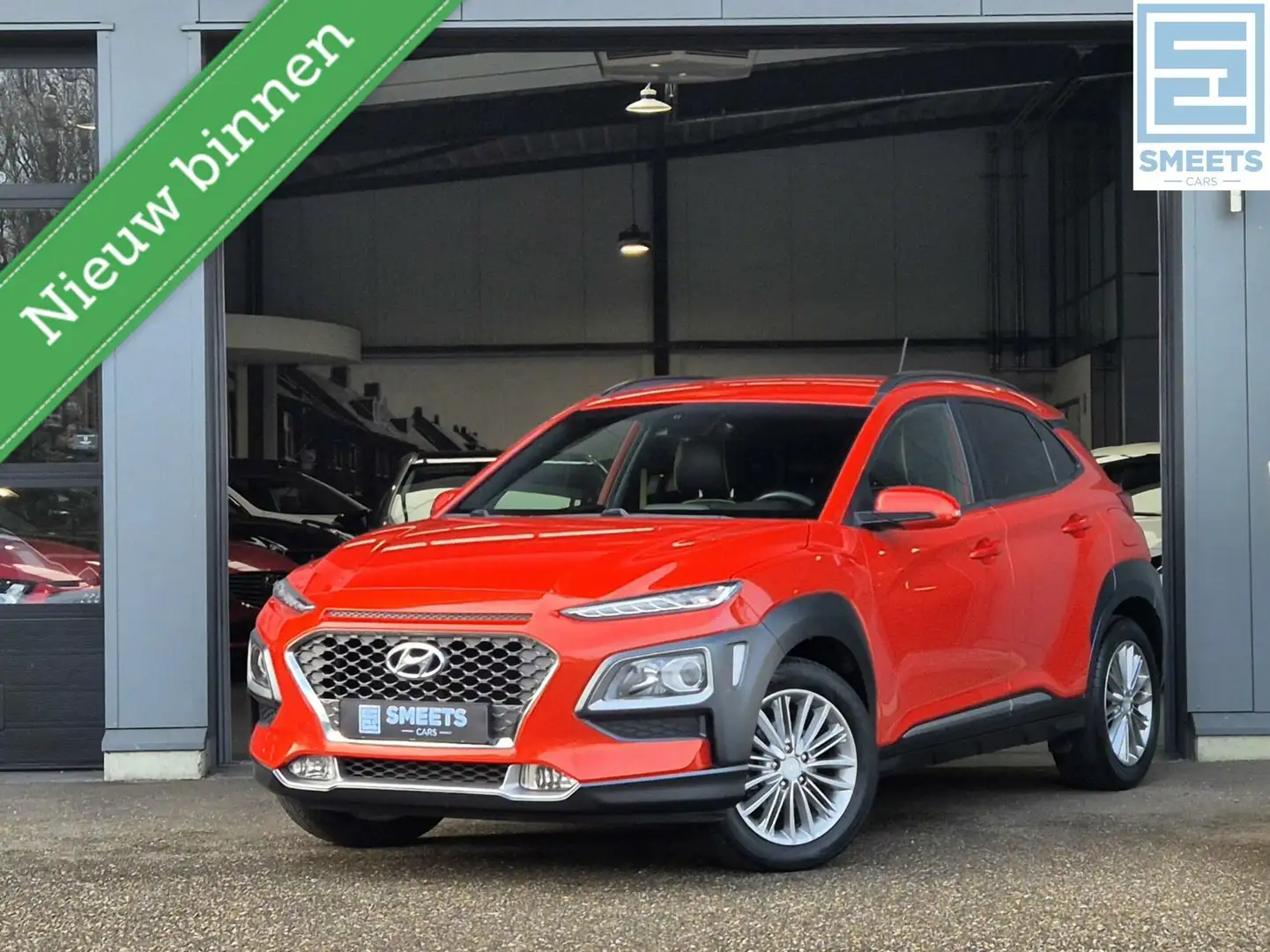 Hyundai KONA 1.0T Fashion 120PK |Navi Carplay/Android|H.Leer Orange - 1