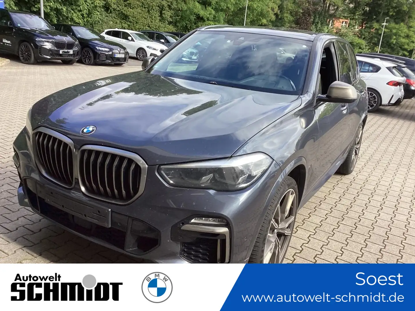 BMW X5 M50d + 1.HAND + TÜV-bis-04.26 Grau - 1