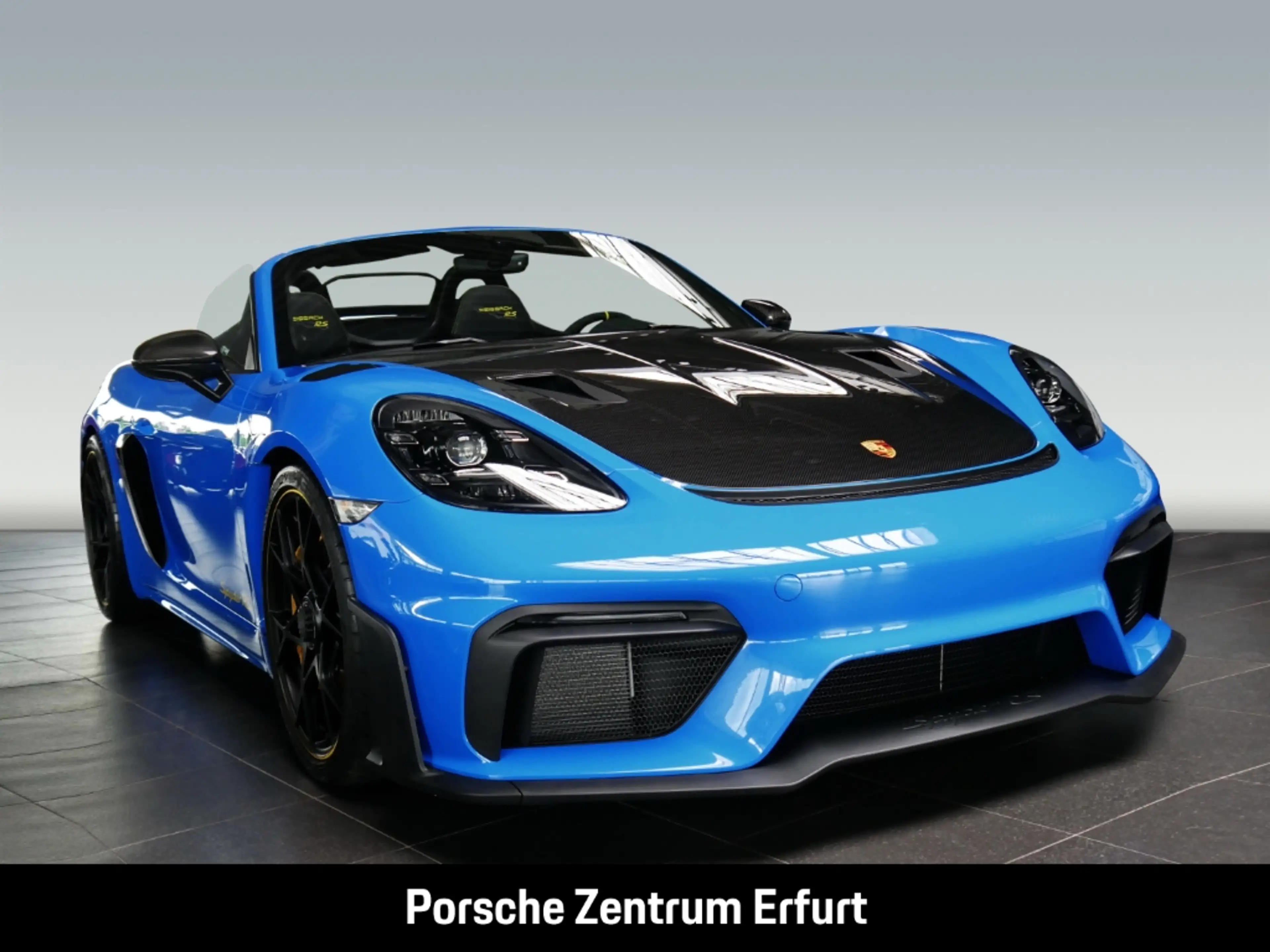 Porsche 718 Spyder Boxster RS sharkblue Individual Exklusiv — photo 7