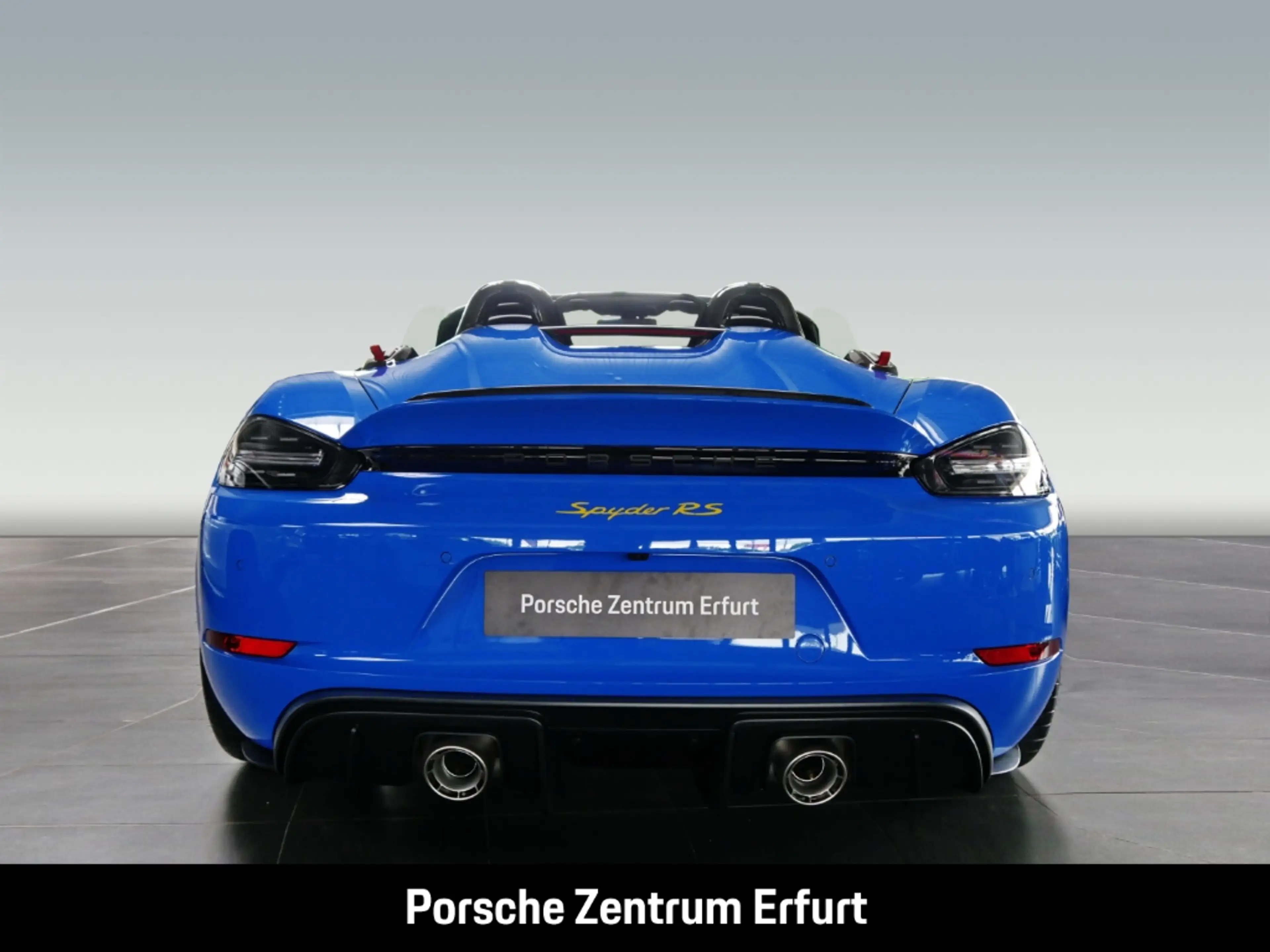 Porsche 718 Spyder Boxster RS sharkblue Individual Exklusiv — photo 9
