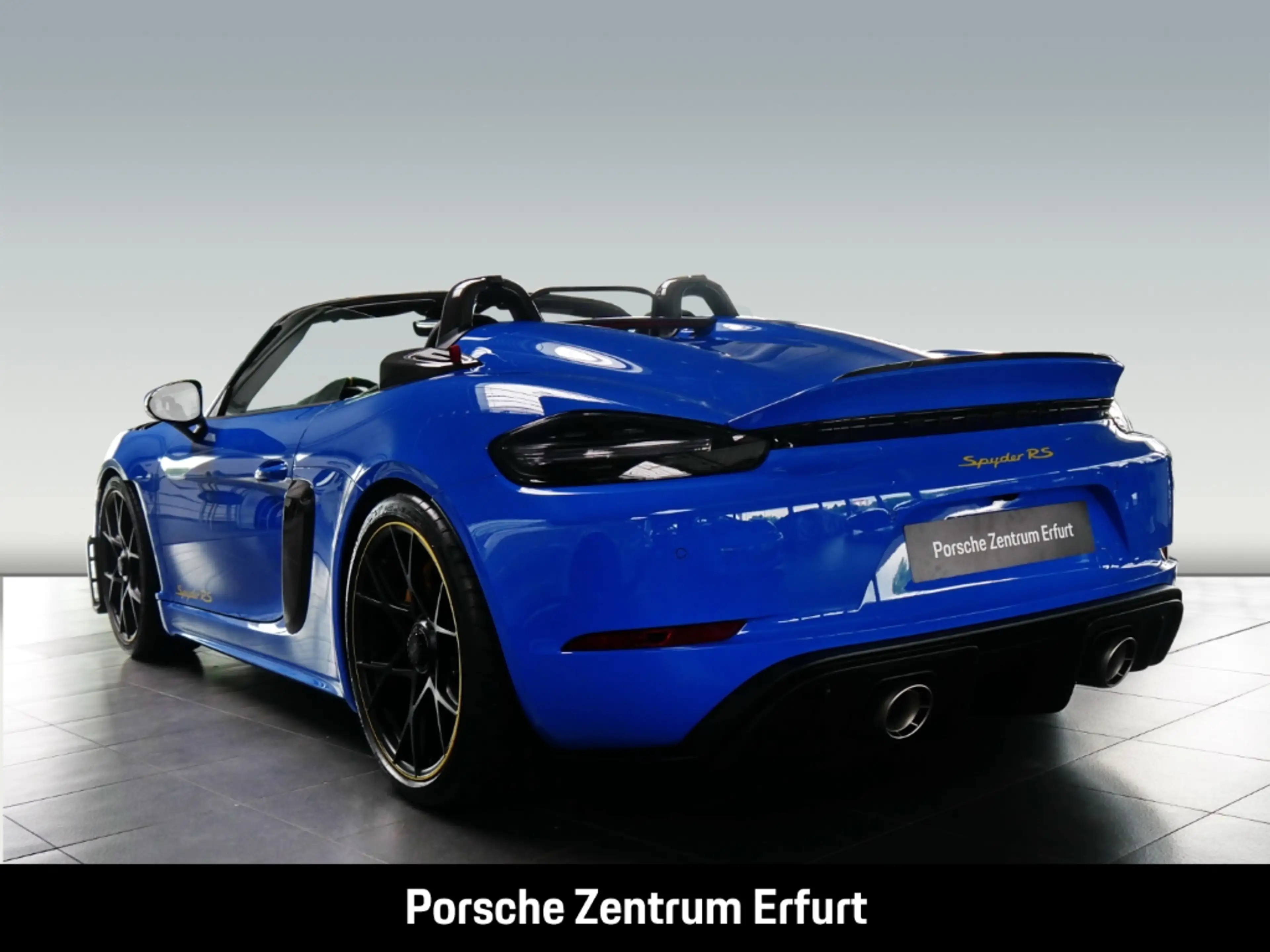Porsche 718 Spyder Boxster RS sharkblue Individual Exklusiv — photo 3
