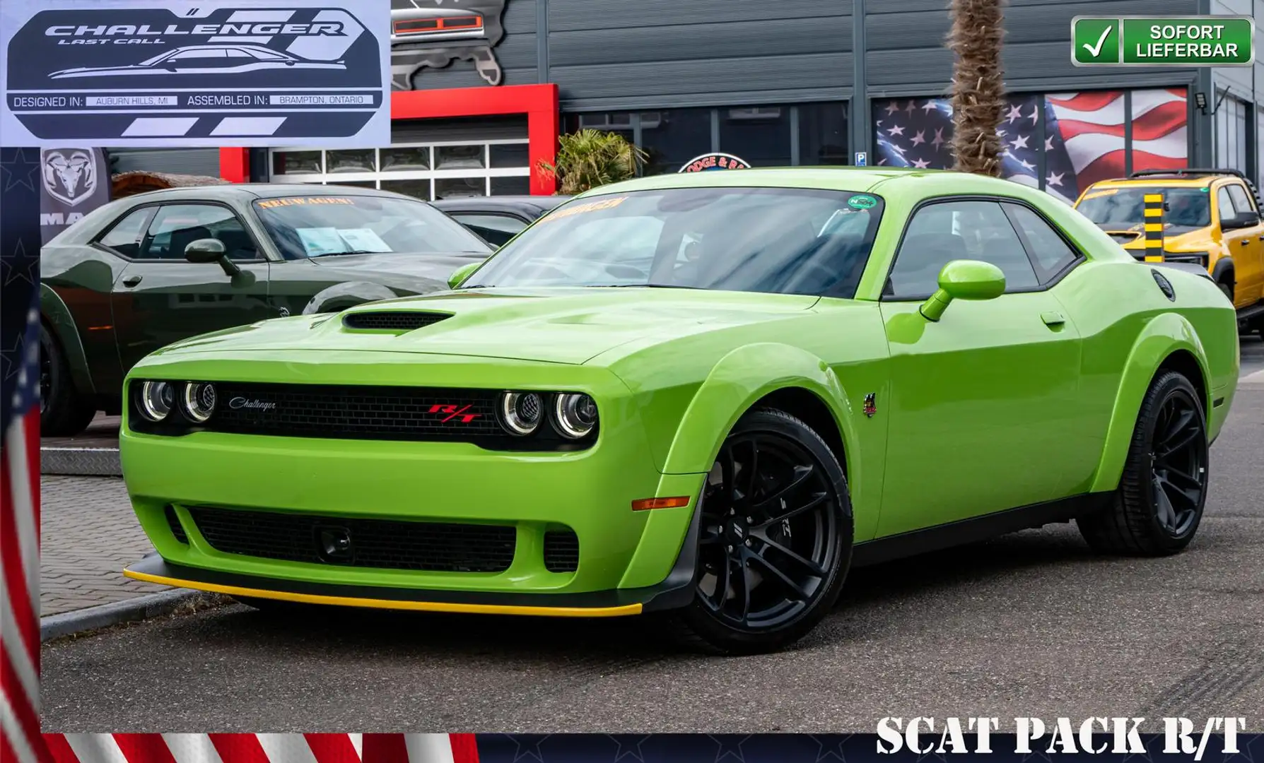 Dodge Challenger Scatpack WB 6,4l Last Call MY24,ACC Verde - 1