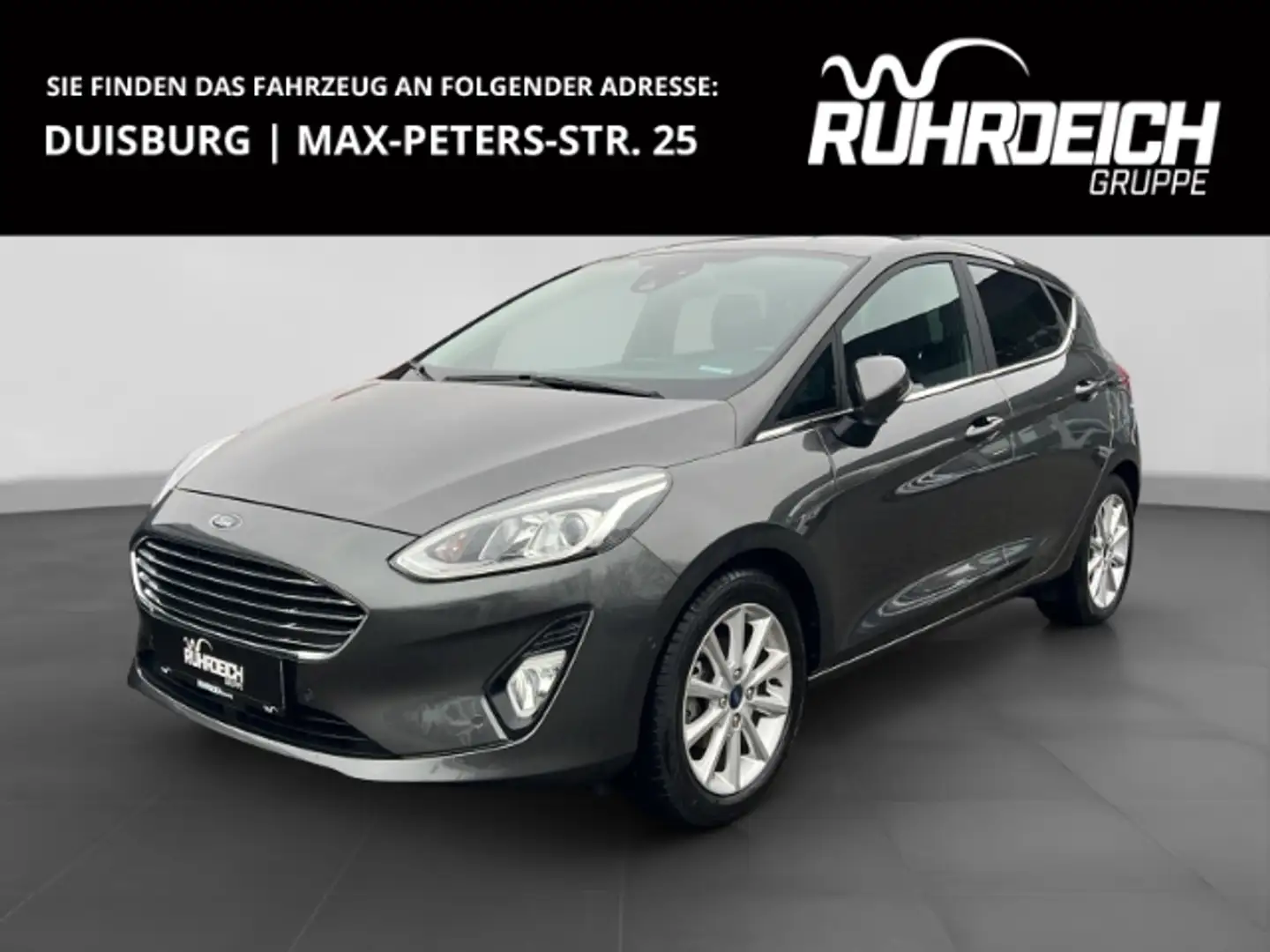 Ford Fiesta 1.0 EcoBoost Titanium +ACC+CAM+SHZ+CARPLAY+LHZ+ Grigio - 1