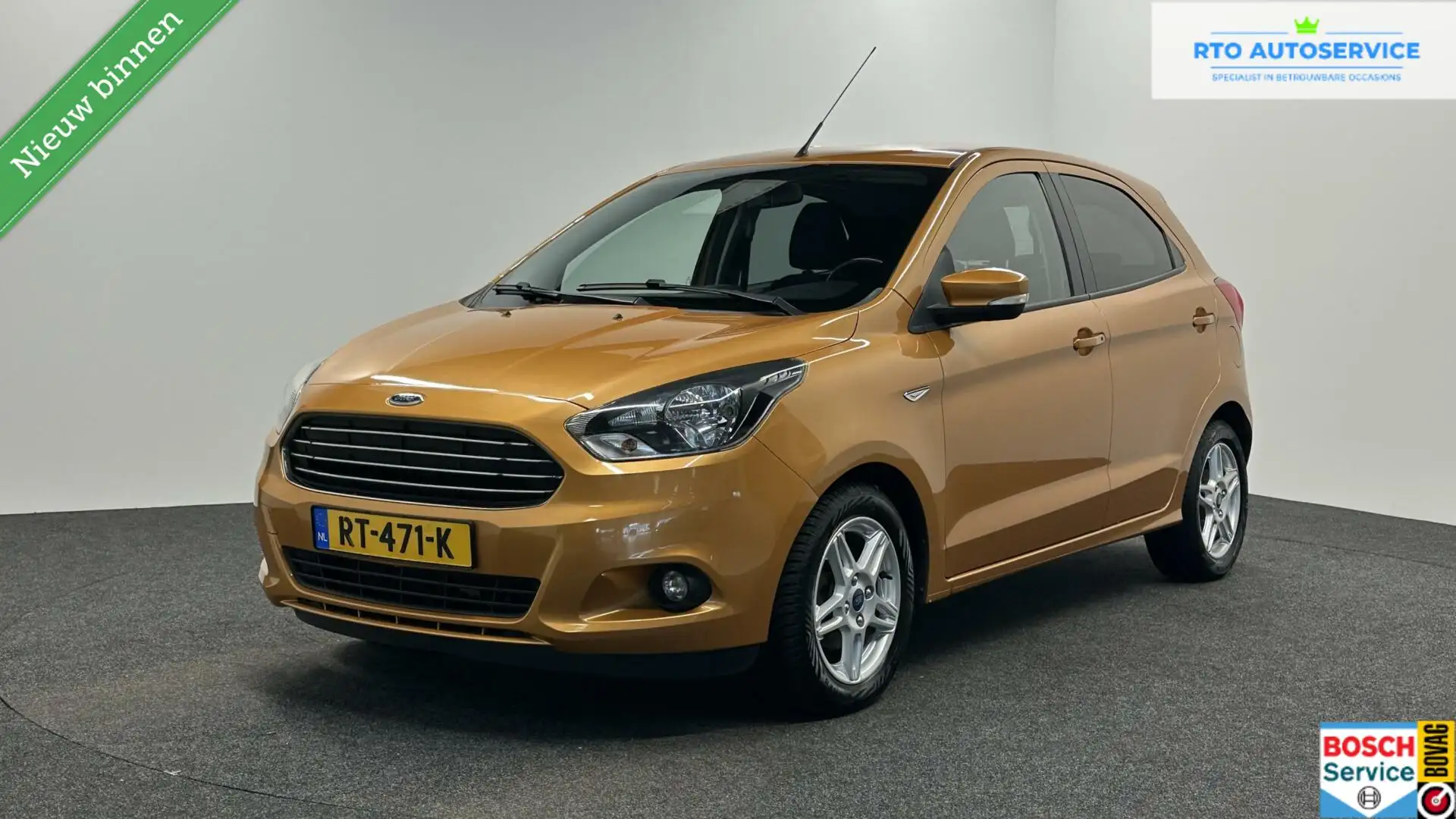 Ford Ka/Ka+ 1.2 Trend Ultimate|Airco|Cruise|Lichtmetaal Velgen Orange - 1