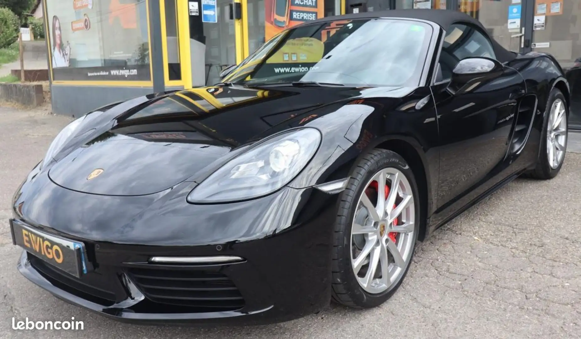 Porsche 718 Boxster S 2.5 350 CH CABRIOLET BOITE MANUELLE Noir - 2