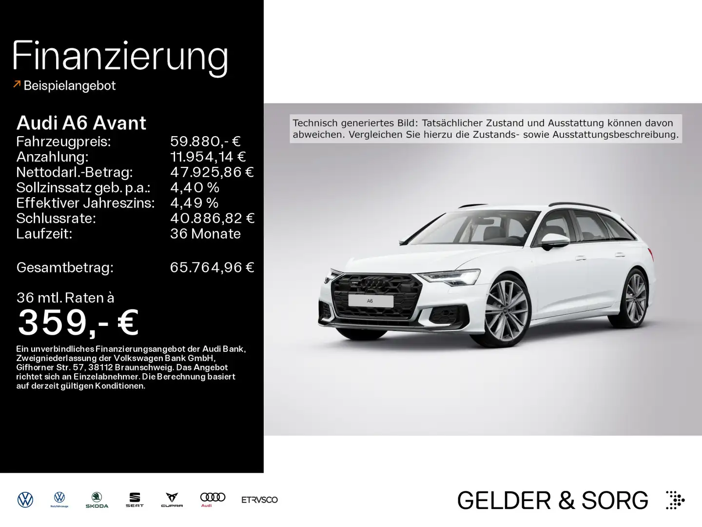 Audi A6 50 TDI qu. S line HDMatrix*Business* Blanco - 1
