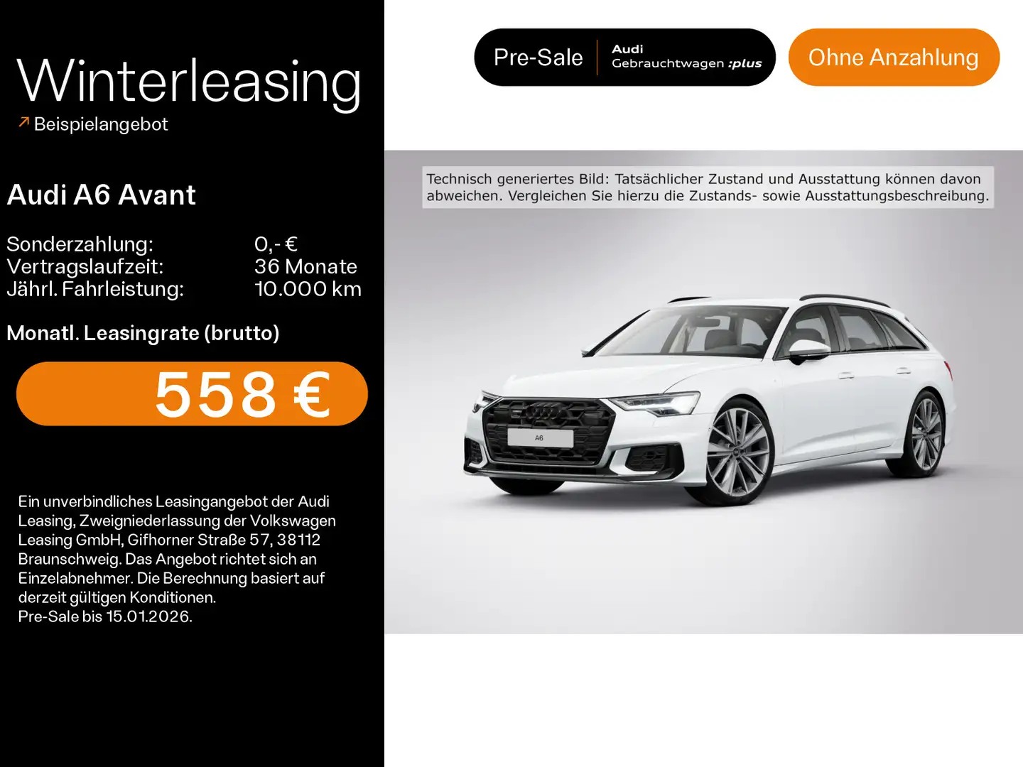 Audi A6 50 TDI qu. S line HDMatrix*Business* Blanc - 1