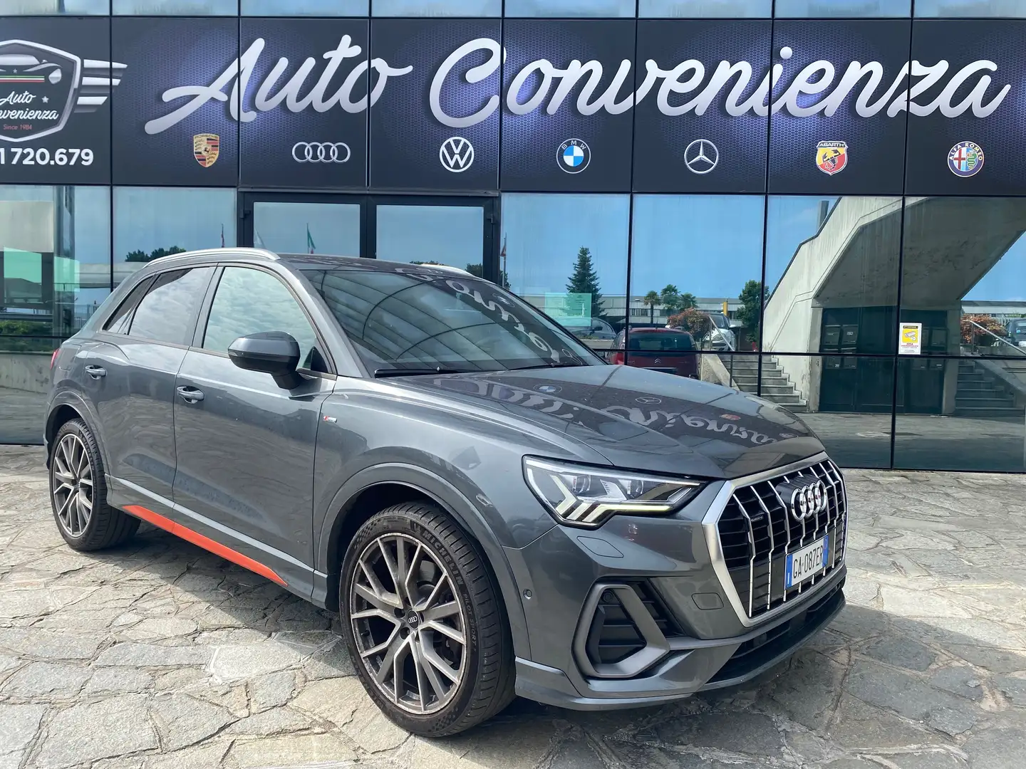 Audi Q3 40 2.0 tdi S line edition quattro 190cv s-tronic Gris - 1