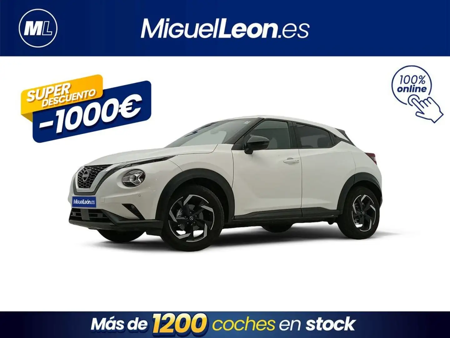 Nissan Juke DIG-T 84 kW (114 CV) 6M/T N-Connecta Blanco - 1