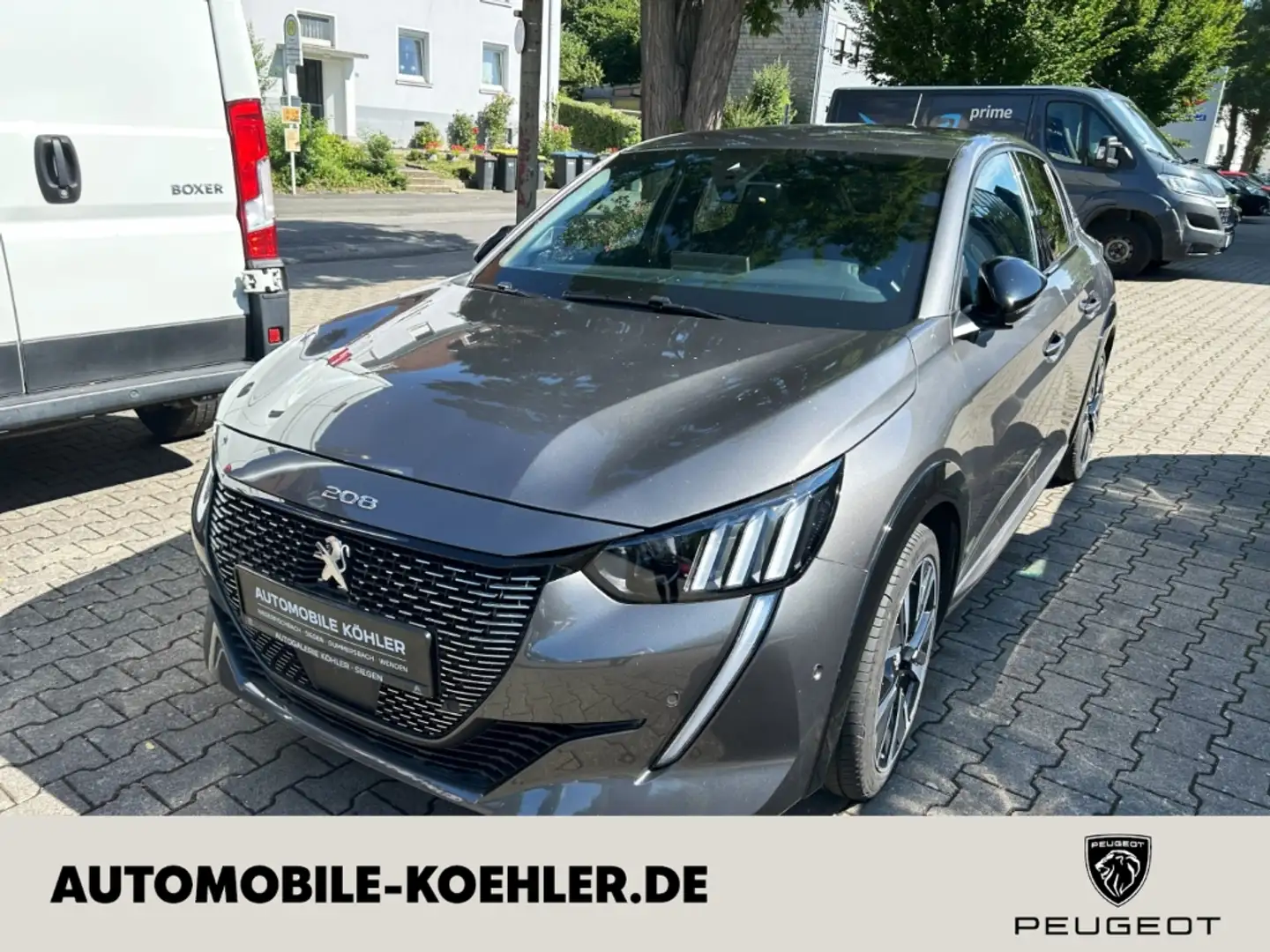 Peugeot 208 Navi LED Apple CarPlay Android Auto Klimaautom Fah Grau - 1
