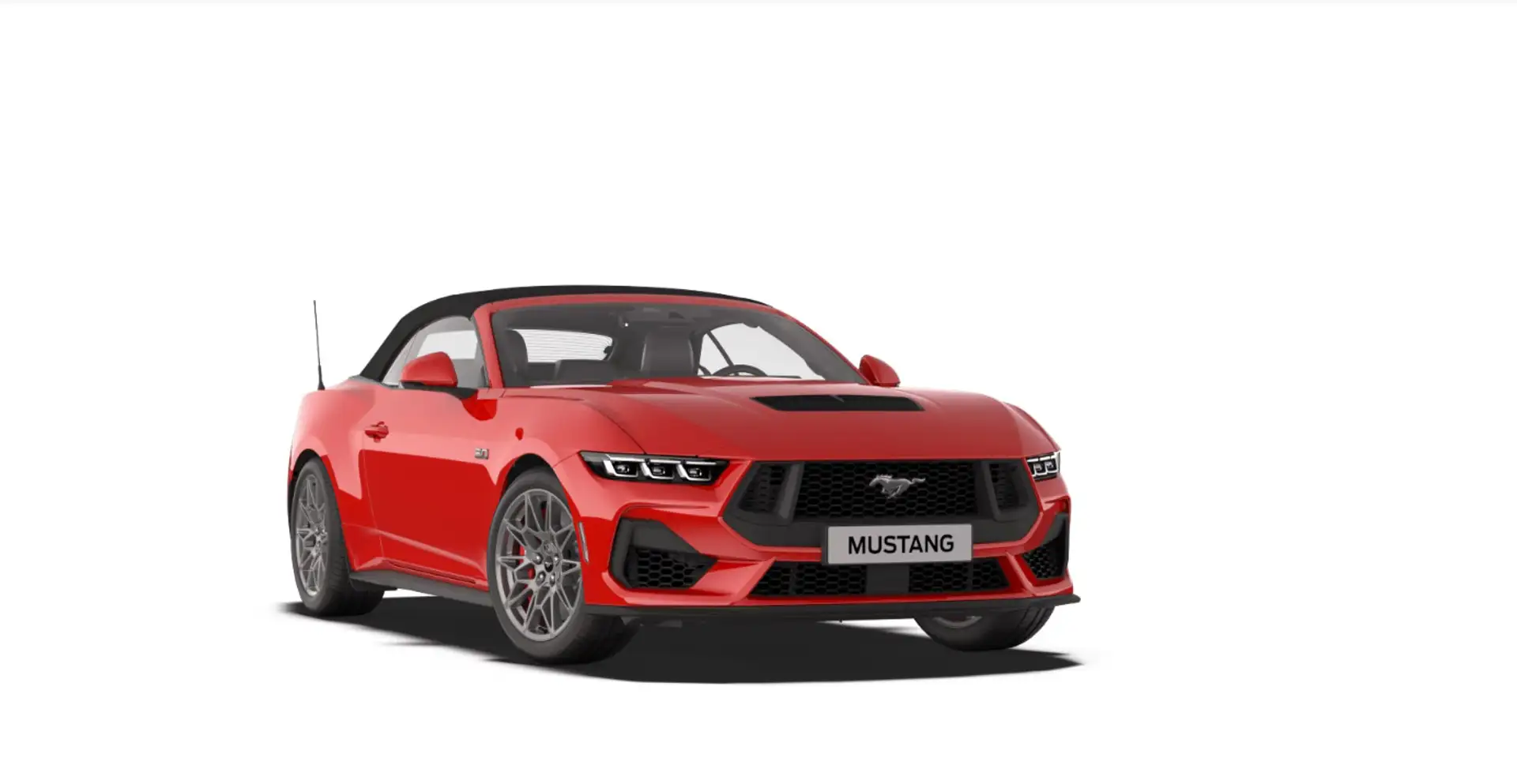 Ford Mustang Convertible 5.0 V8 446pk GT Automaat | NU NIEUW TE Rood - 1