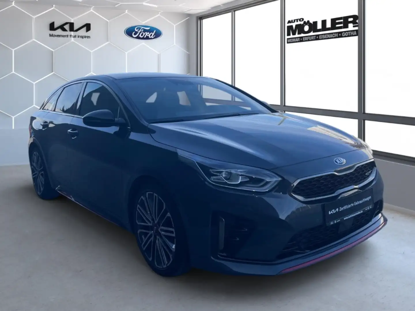 Kia ProCeed / pro_cee'd GT 1.6T DCT7 Navi JBL LED Rückfahrkam. Leder Klima Grau - 2