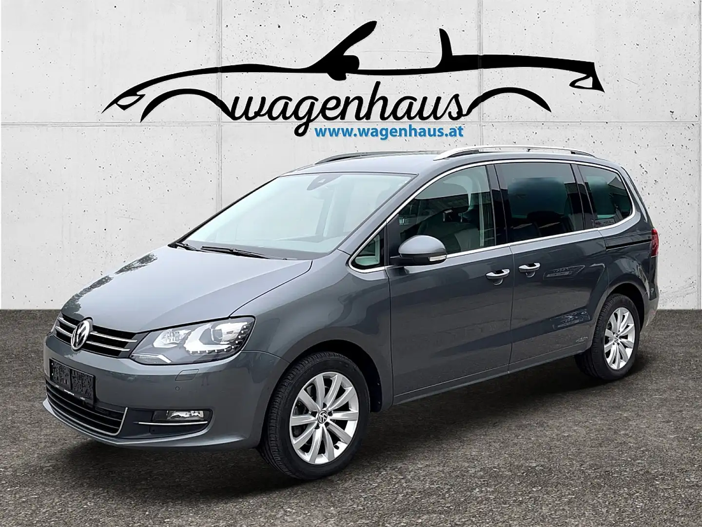 Volkswagen Sharan Business+ 2,0 TDI, ACC, AHV, Navi, Rollos Gris - 1
