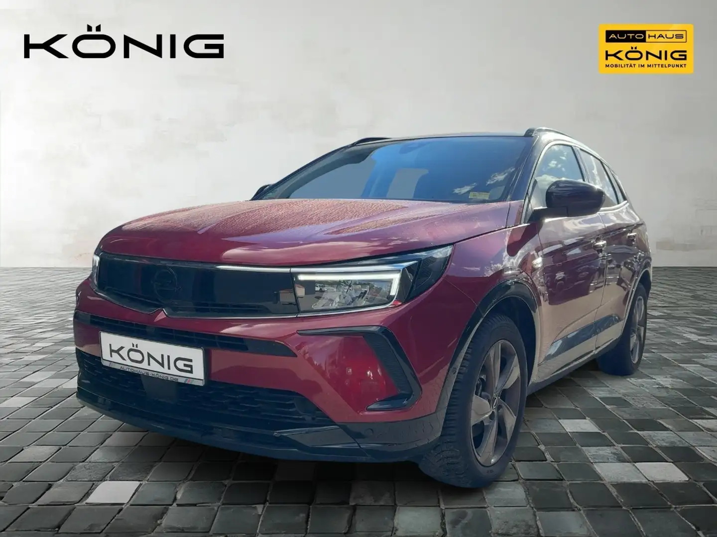 Opel Grandland X GS 1.2T Alcantara Navi Rot - 1