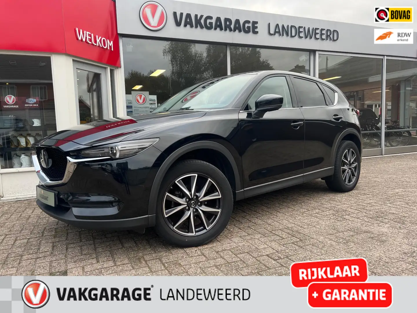 Mazda CX-5 2.5 SkyActiv-G 194 GT-M 4WD/AWD, LEDERN, NAVI, Tre Zwart - 1
