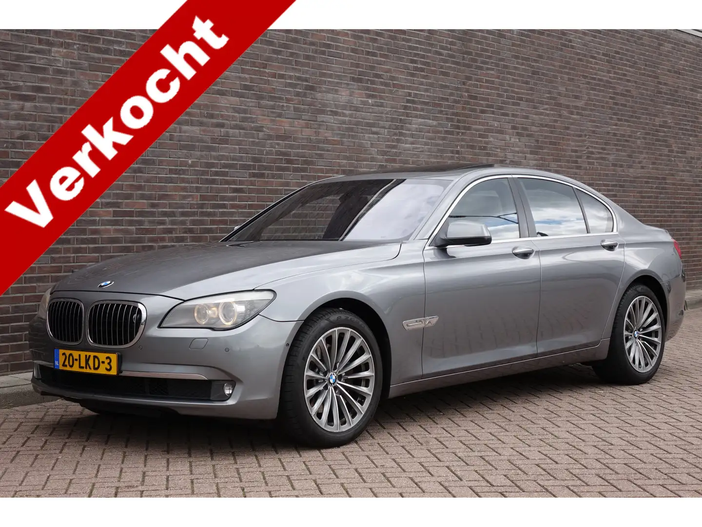 BMW 740 7-serie 740d High Executive Full options Camera's, Grey - 1