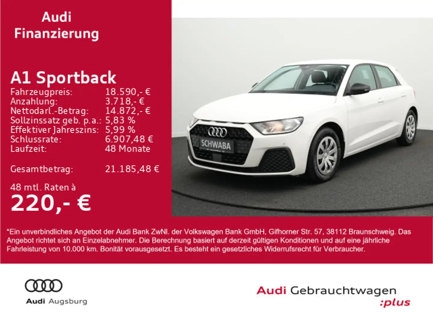 Audi A1 25 TFSI *PDC*SHZ*PreSense*8-fach* Weiß - 1