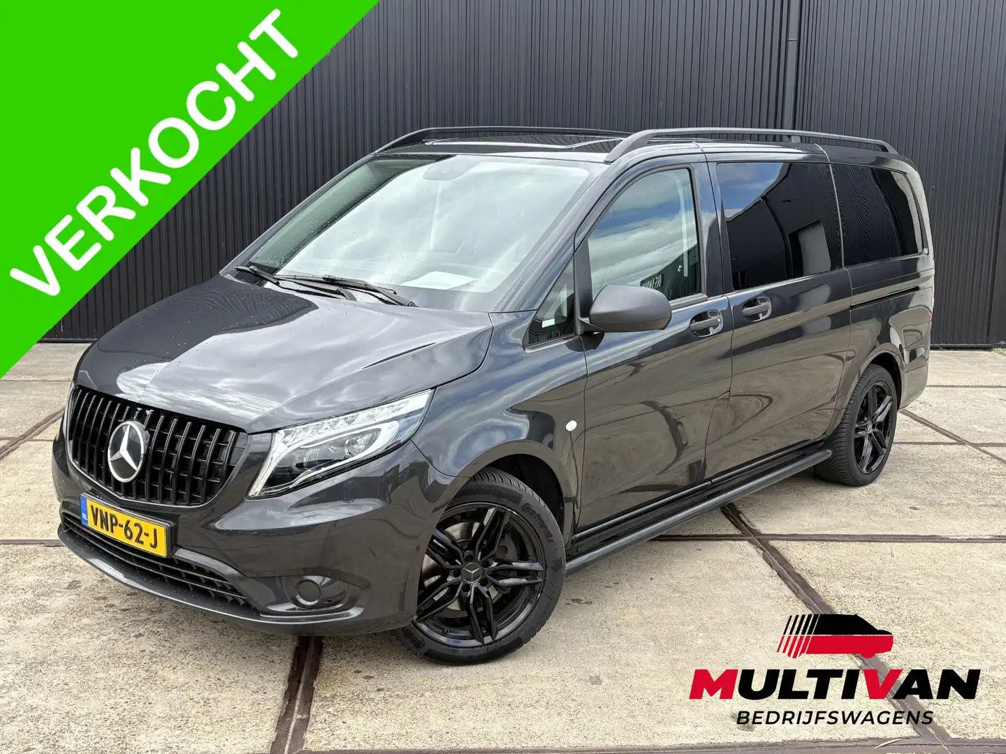 Mercedes-Benz Vito 114 CDI Lang DC | MARGE | DUBBELE CABINE | LEDER | Gris - 1