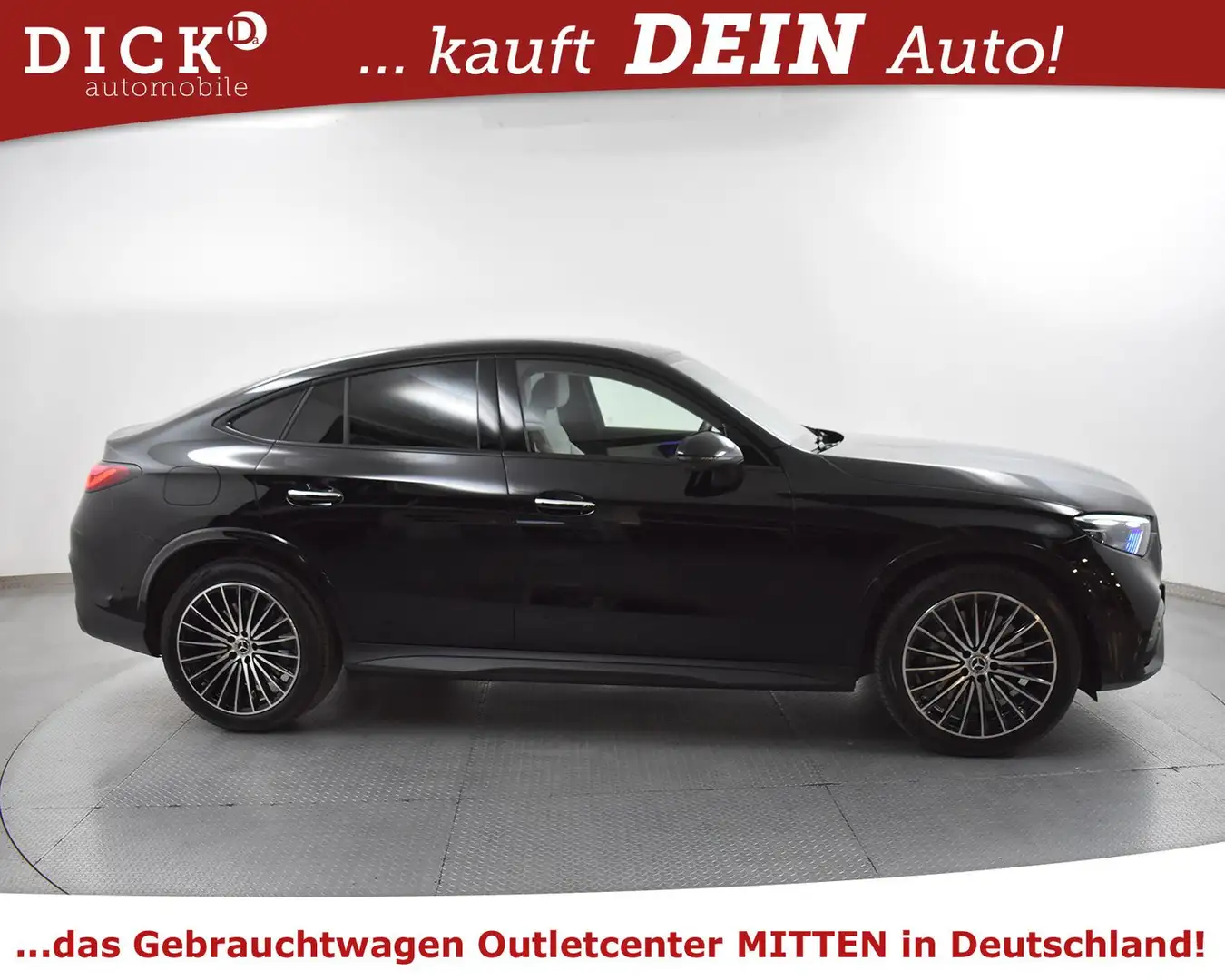 Mercedes-Benz GLC 450 GLC450d Coupe 4M AMG NIGHT+MEMO+BURM+360+HEAD+20 Noir - 2
