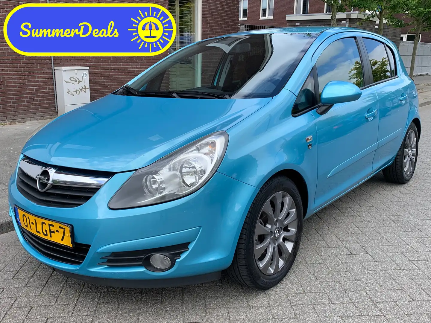 Opel Corsa 1.4-16V '111' Edition|5 Deurs|Airco| Blau - 1