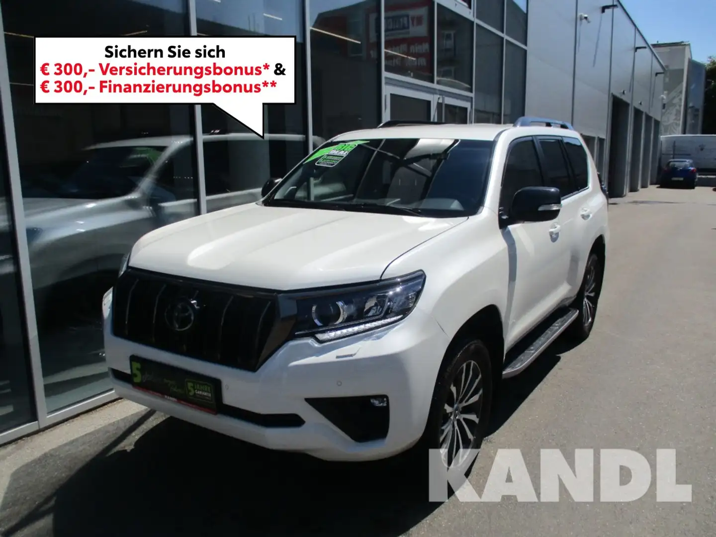 Toyota Land Cruiser Landcruiser 2.8 D-4D 4WD President Aut. ACC+LED Weiß - 1