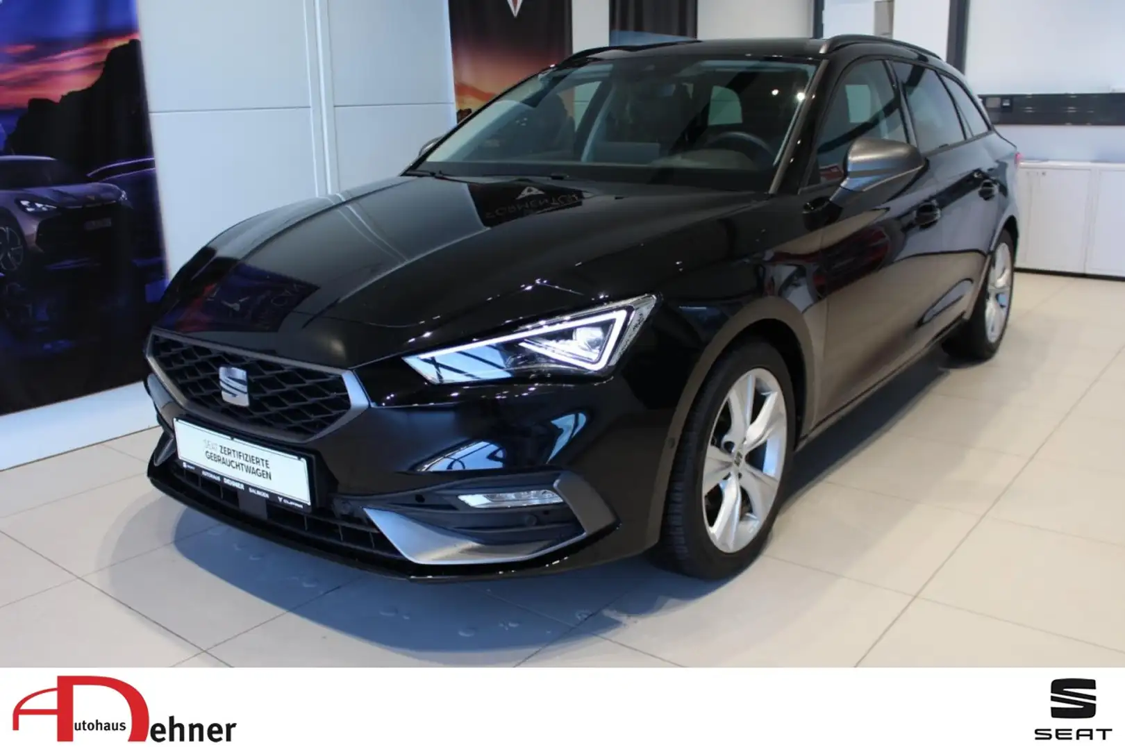 SEAT Leon Sportstourer FR 1.5 eTSI DSG ACC+KAM+MATRIX Klima Noir - 1