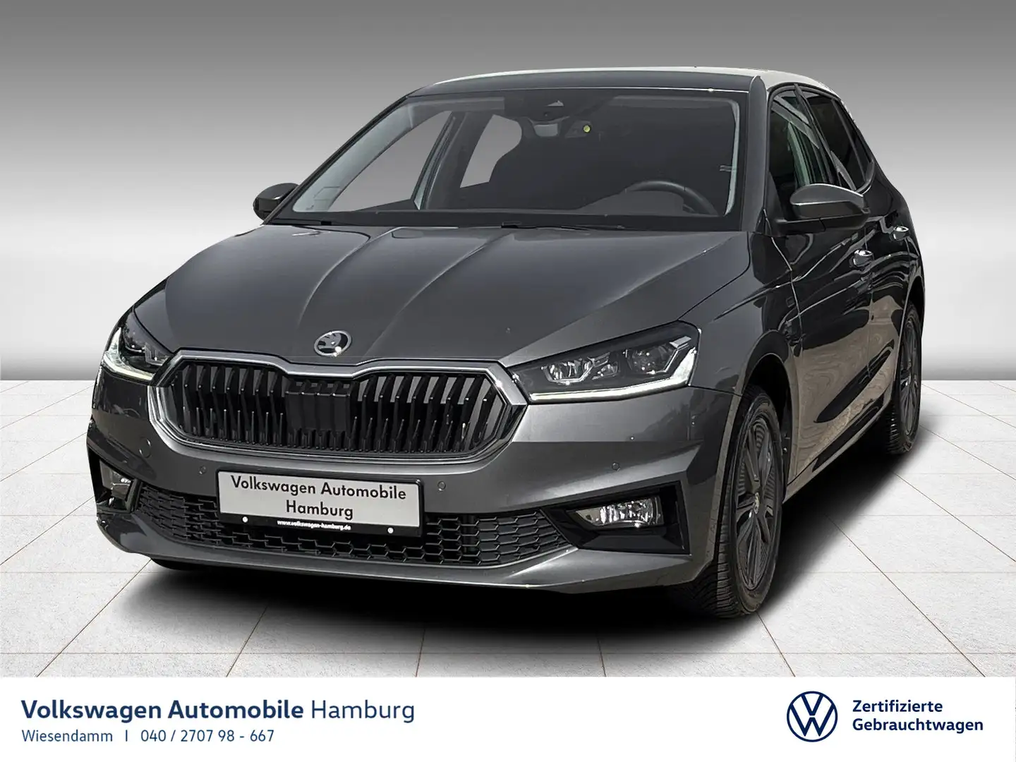 Skoda Fabia 1.0 TSI Drive Kamera Klima LED Sitzhzg Grau - 1