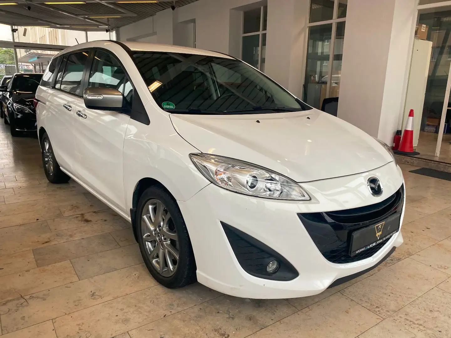 Mazda 5 Sendo/1.Hd./Autm./7 Sitz./87tkm/Klima/PDC/AHK/ Weiß - 2