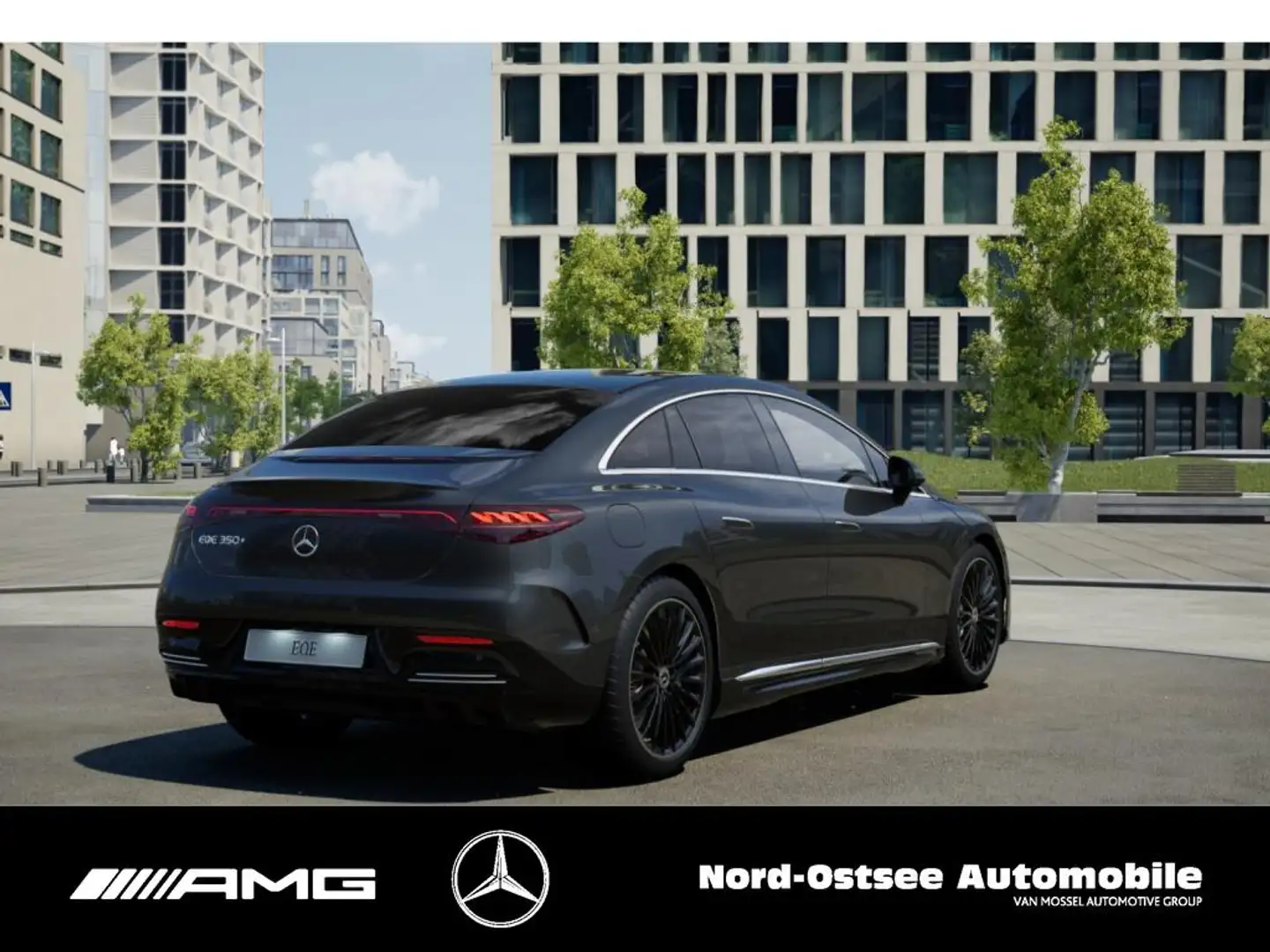 Mercedes-Benz EQE 350 + AMG PANO AMBIENTE BURMESTER HUD KAMERA Gris - 2