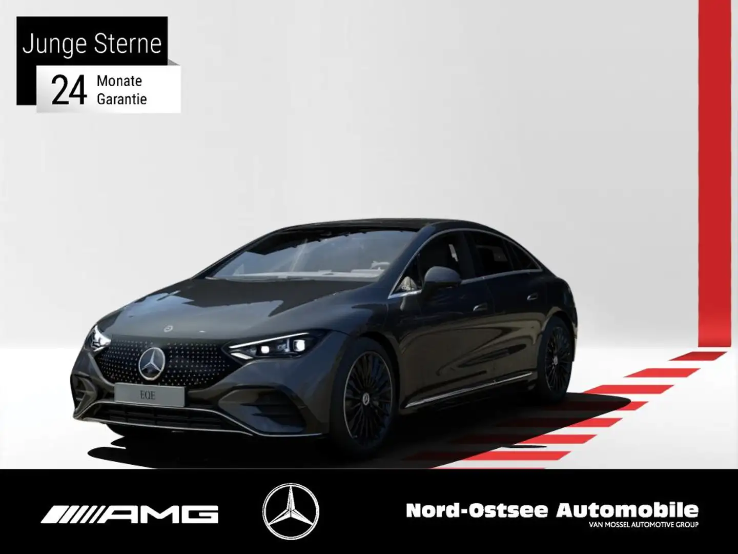 Mercedes-Benz EQE 350 + AMG PANO AMBIENTE BURMESTER HUD KAMERA Gris - 1