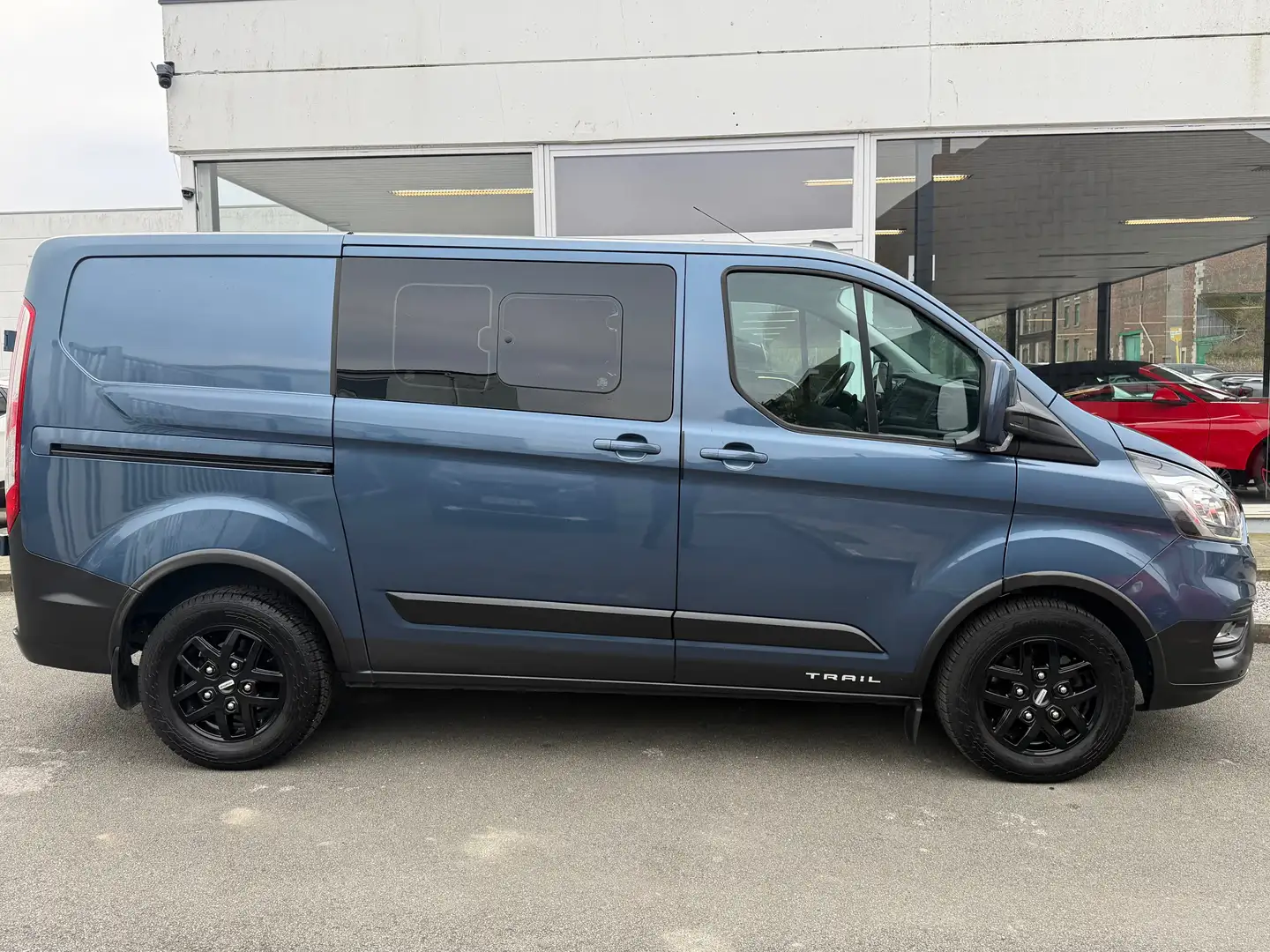 Ford Tourneo Custom 2.0TDCI 131CV TRAIL 6PL  DOUBLE CAB  FULL GPS TVAC Bleu - 2