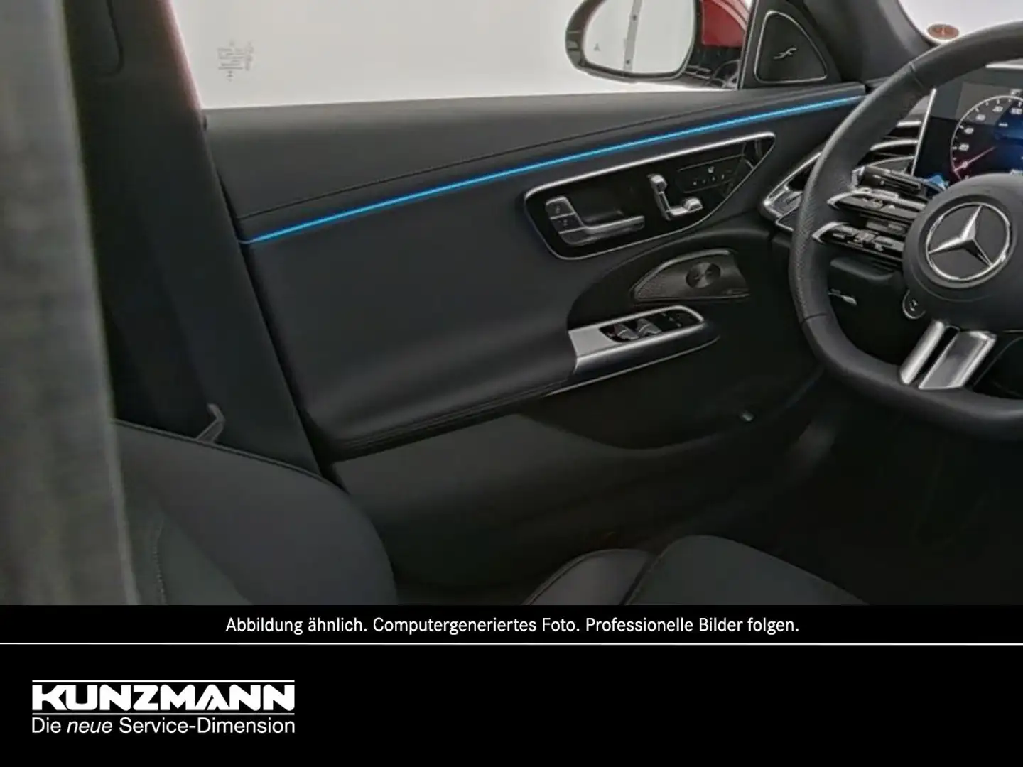 Mercedes-Benz E 450 4M AMG Panorama Distronic HeadUp 360° Czerwony - 2