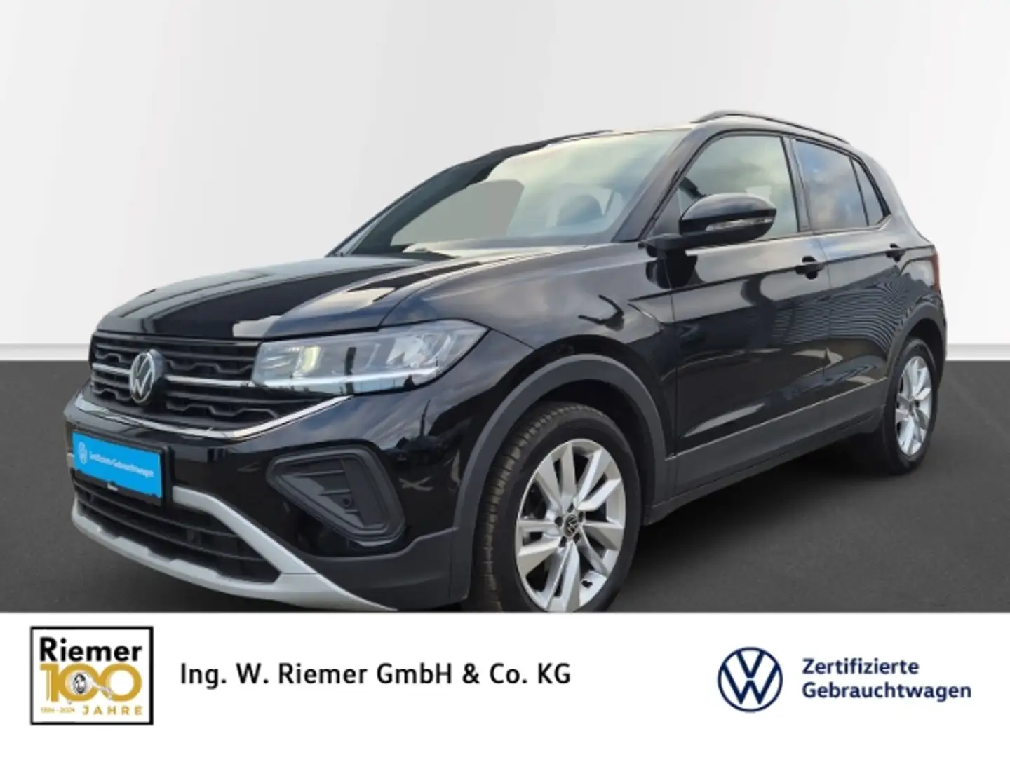 Volkswagen T-Cross 1.0 TSI DSG Goal AHK ACC Navi SHZ AppConnect Schwarz - 1