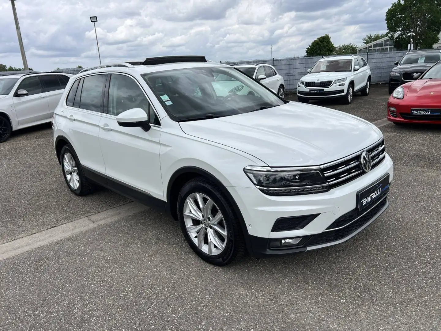 Volkswagen Tiguan II 2.0 TDI 150ch BlueMotion Toit Panoramique GPS C Blanc - 2