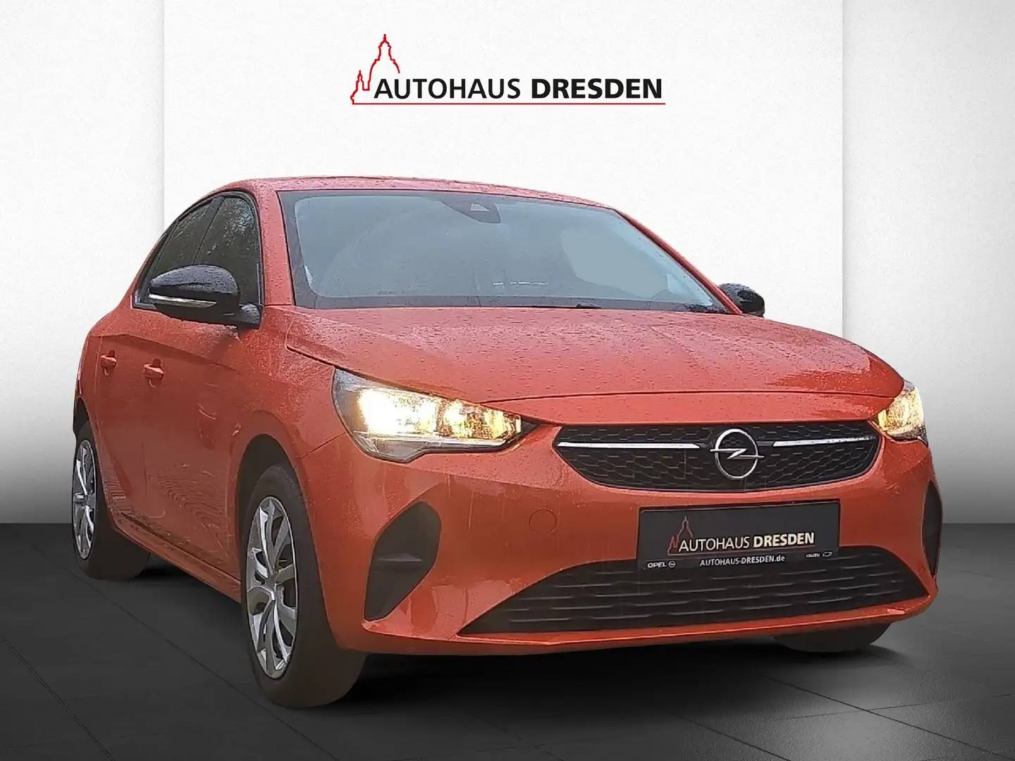 Opel Corsa F e Edition KlimaA+PDC+W-Pumpe+AUT+SpurH Orange - 2