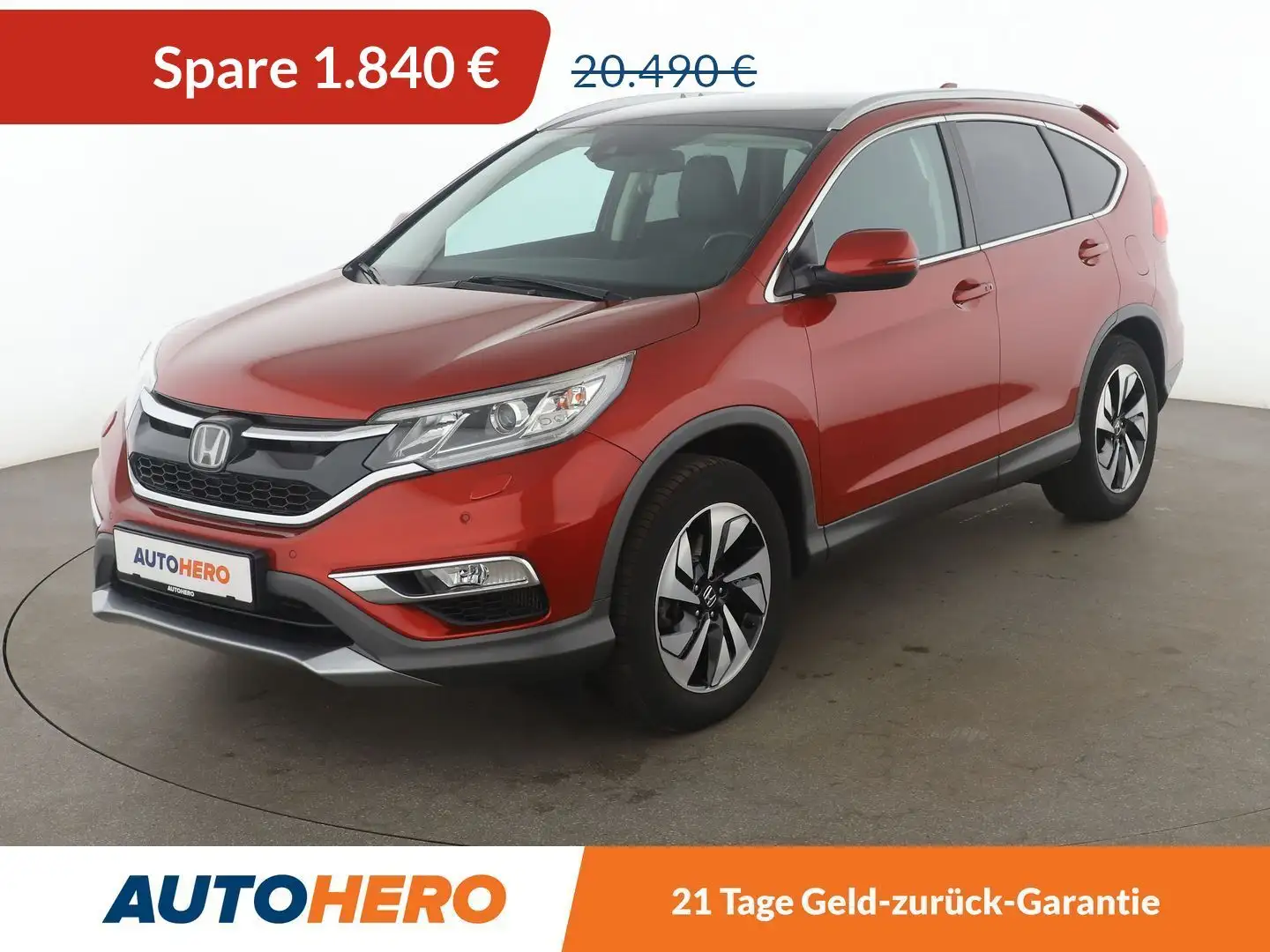 Honda CR-V 1.6 DTEC Elegance 4WD*NAVI*ACC*CAM*PDC*SHZ*AHK* Rot - 1