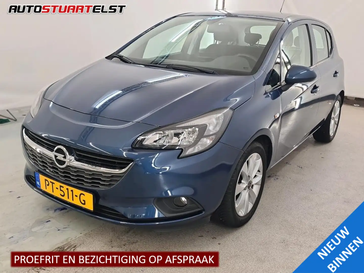 Opel Corsa 1.4 Edition+ NL-Auto | 1e Eigenaar | Volledig Onde Blauw - 1