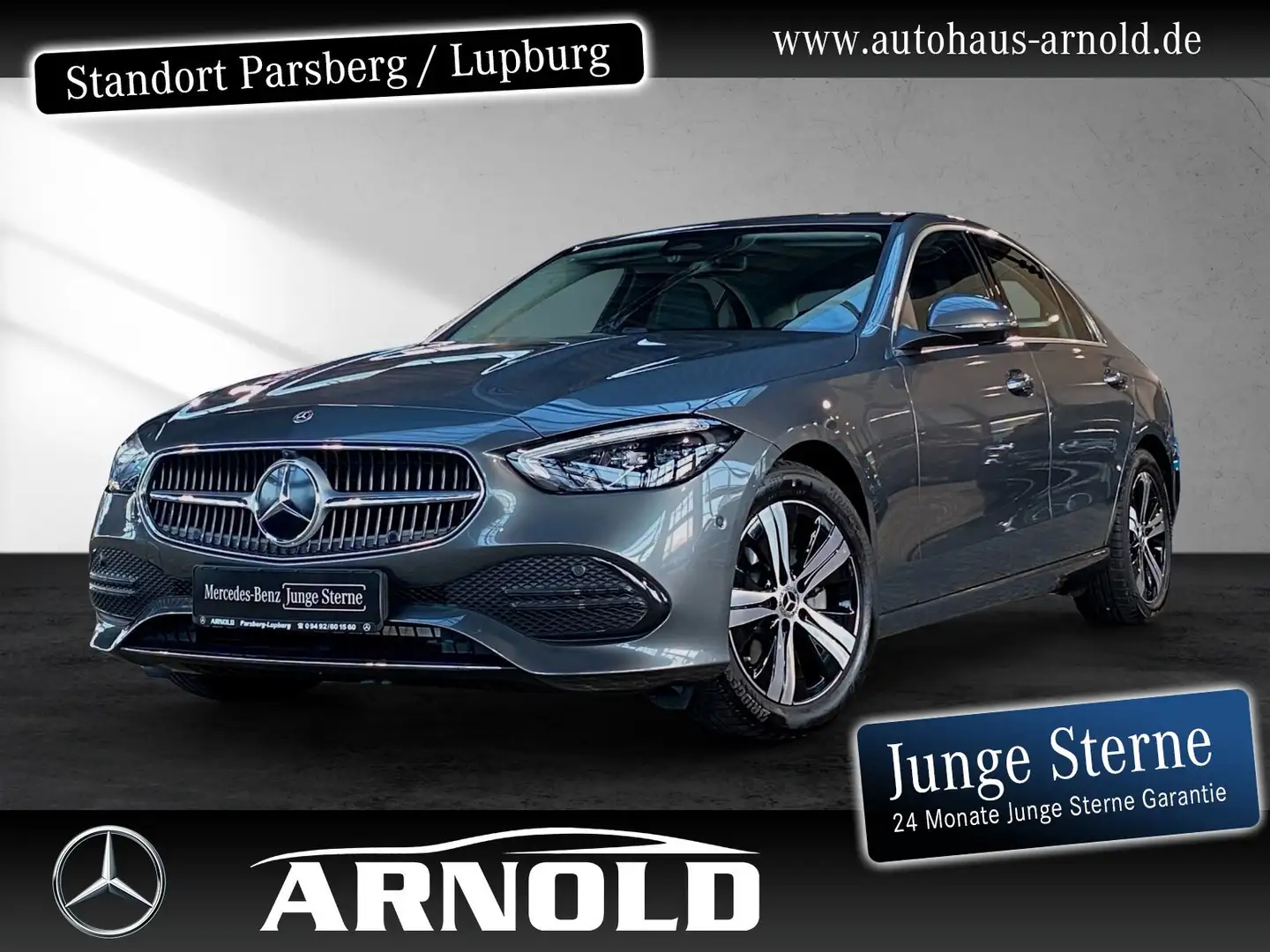 Mercedes-Benz C 180 C 180 Avantgarde 360° Winter-P. LED Navi Sitzh. Grau - 1