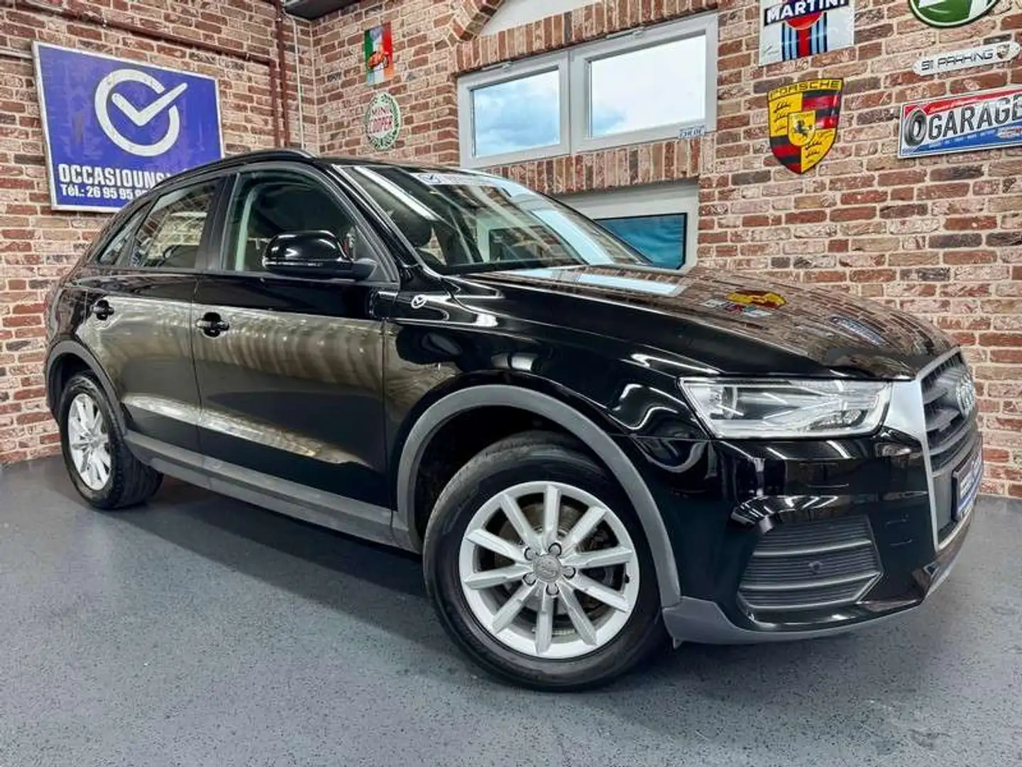 Audi Q3 Q3 2.0 TDi 184cv Auto 4x4/SiègCh/Cuir/ALU17 Noir - 1