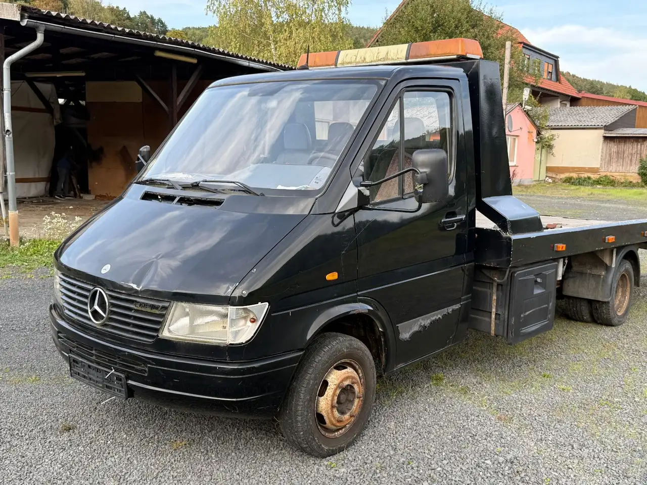 Mercedes-Benz Sprinter 412 D Abschleppwagen Klima 3-Sitzer, foto 2