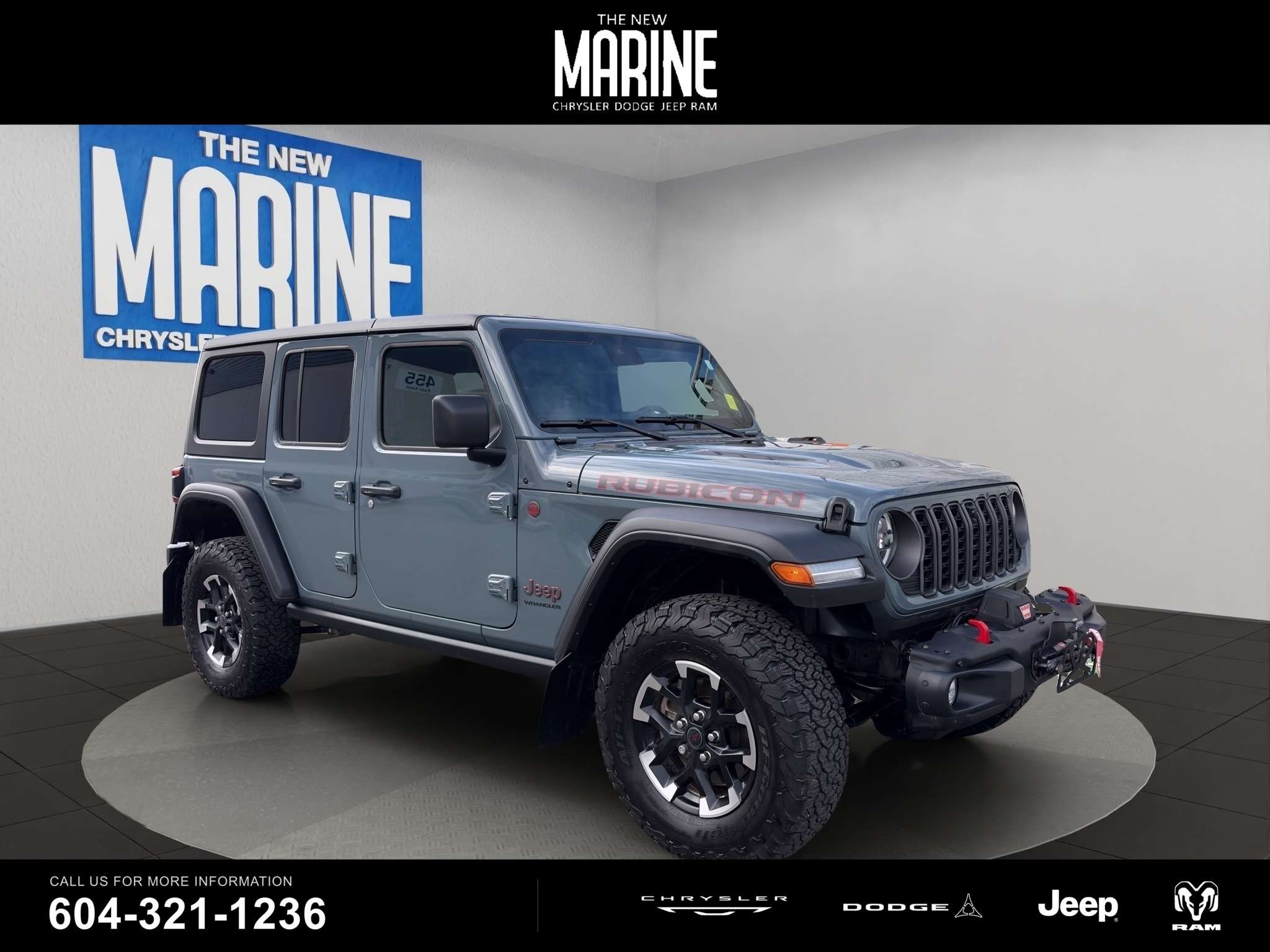 Gray 2024 Jeep Wrangler SUV / Crossover Four-Wheel Drive Manual