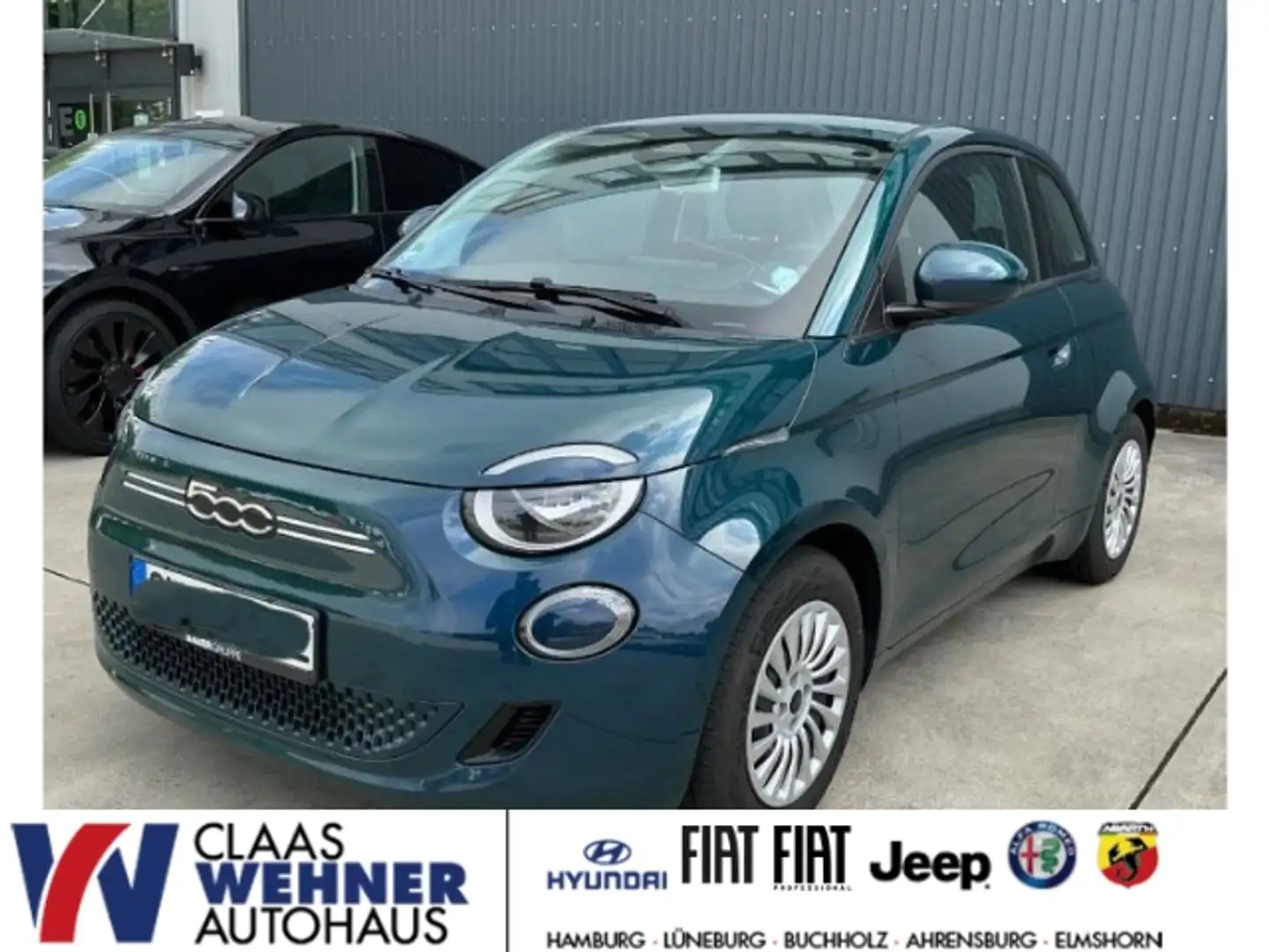 Fiat 500e Basis 42kWh, 118 PS, UConnect, AndroidAuto & Apple Grün - 1